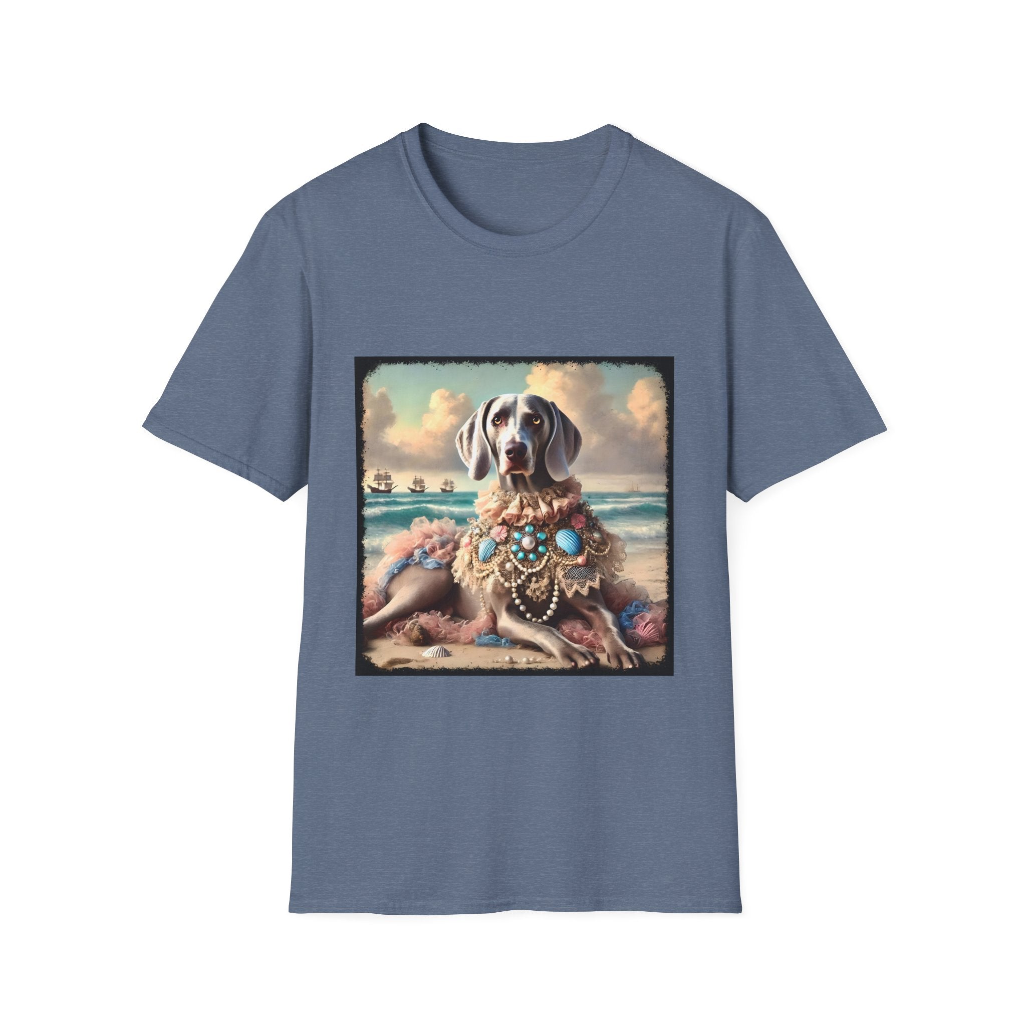 Weimaraner Seashell Siren | Unisex Dog T-Shirt