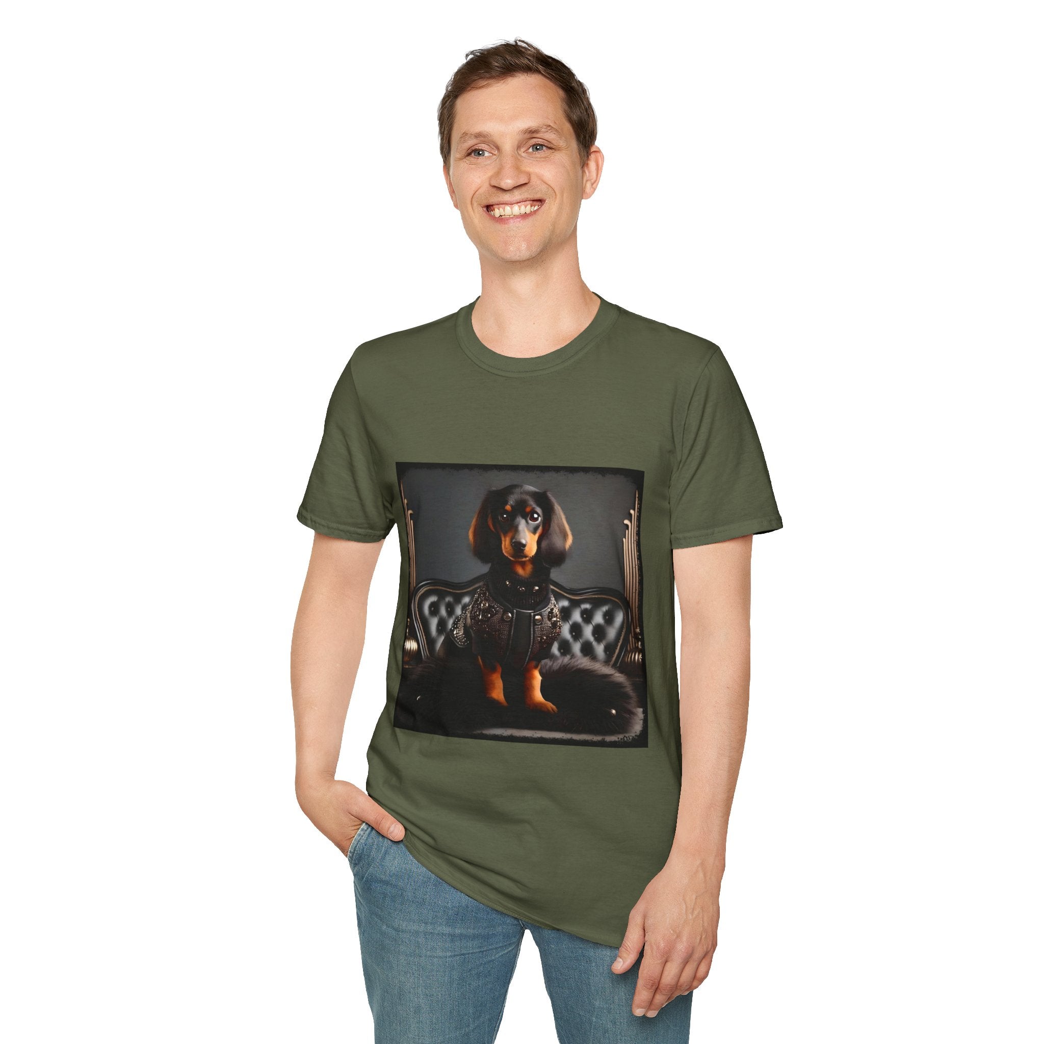 Dachshund Edgy Chic | Unisex Dog T-Shirt