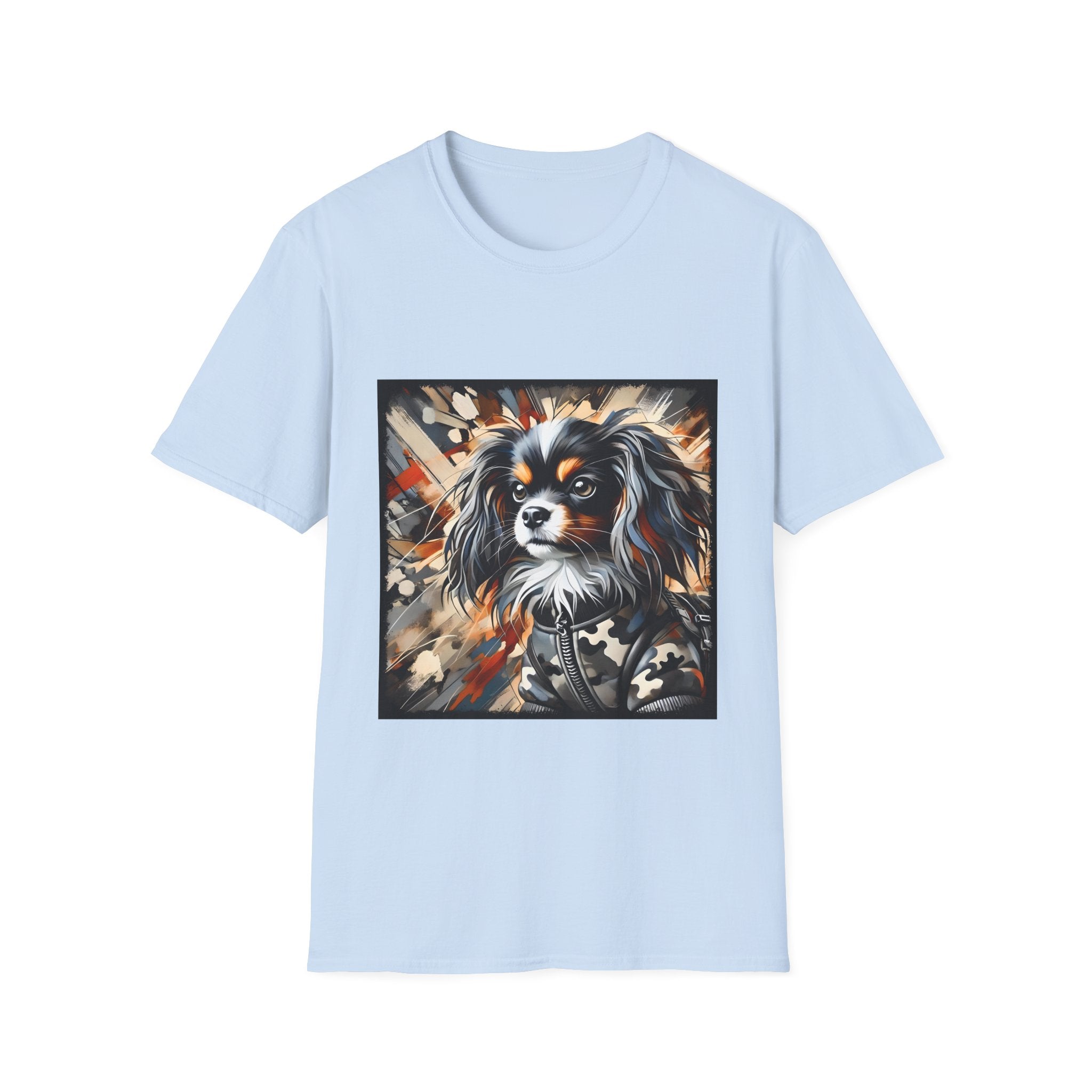 Cavalier King Charles Spaniel Bold Camo Classic | Unisex Dog T-Shirt