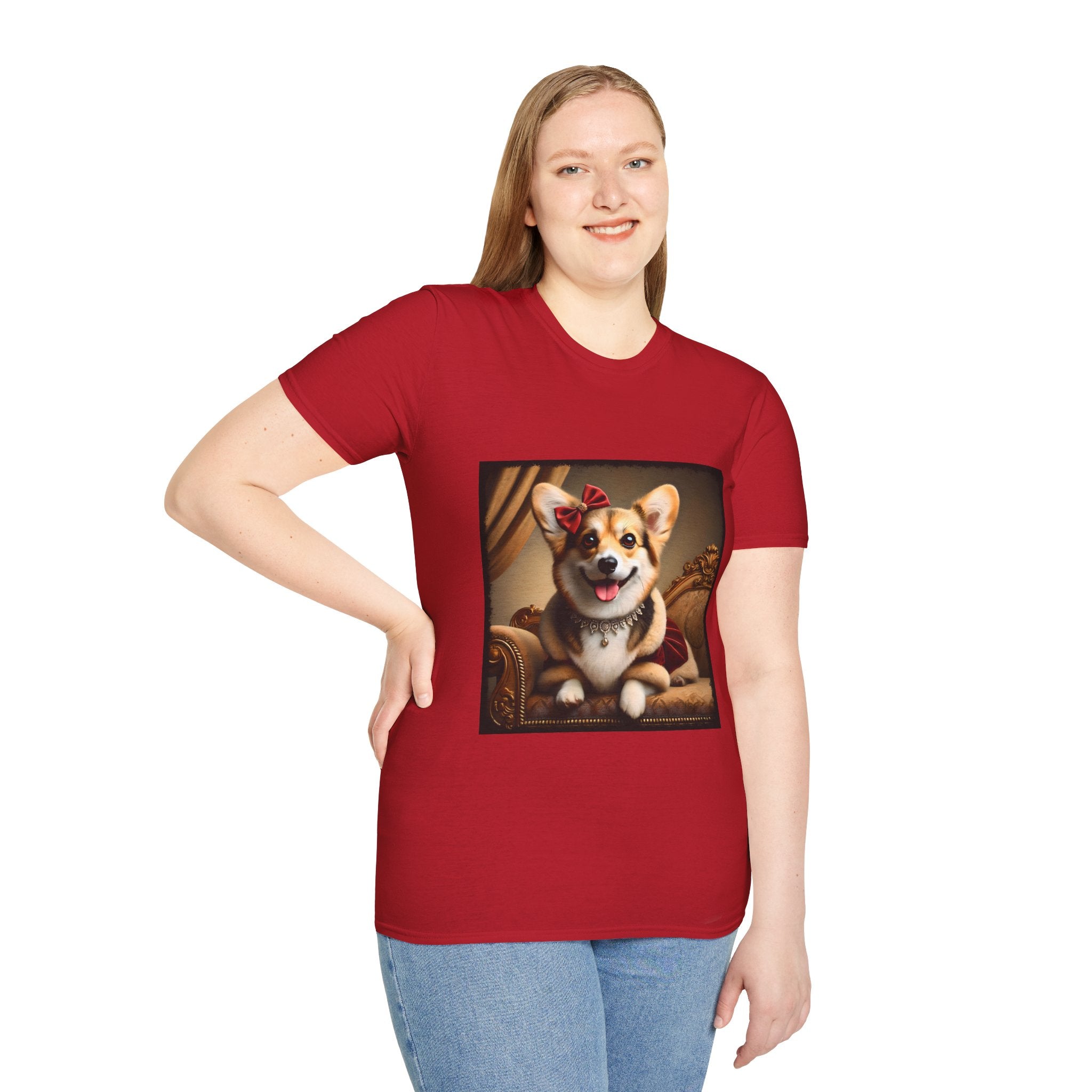 Pembroke Welsh Corgi Red Velvet Princess | Unisex Dog T-Shirt