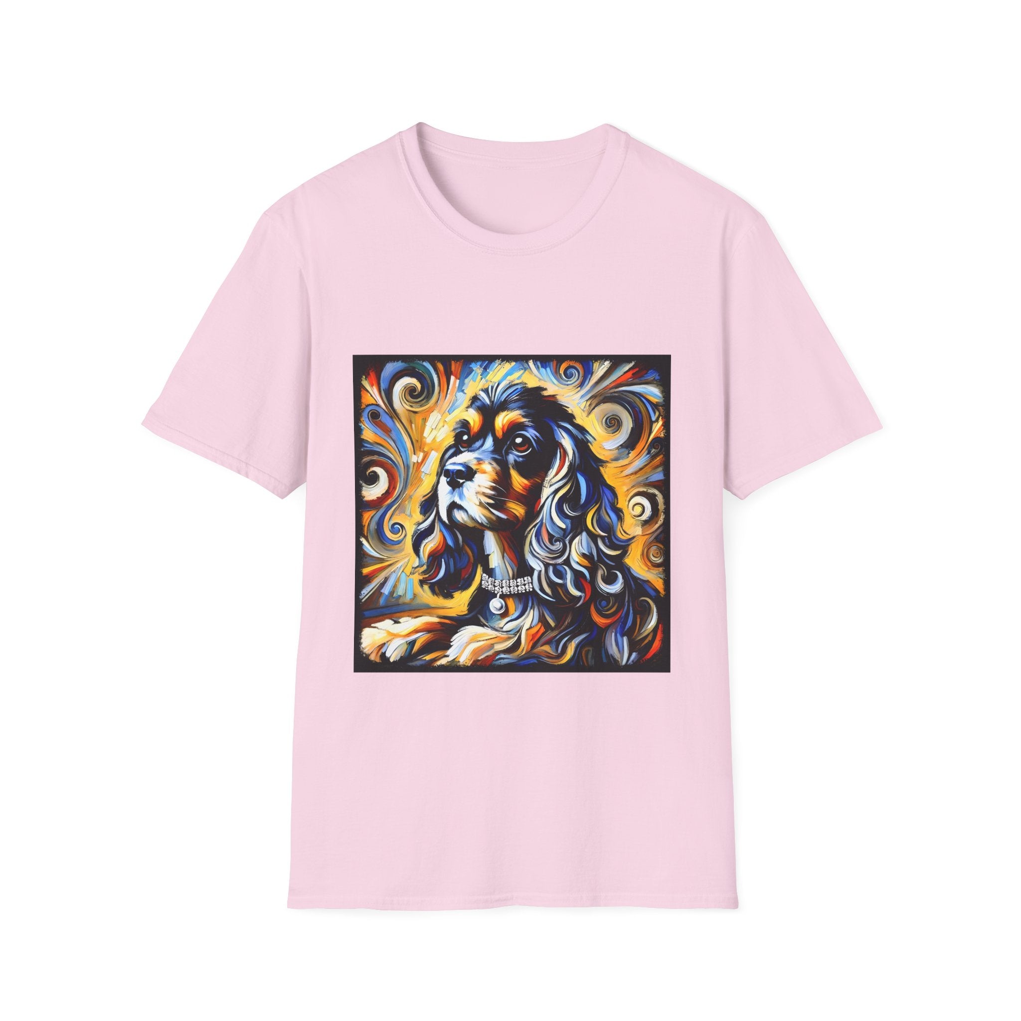 Cocker Spaniel Sun Swirl | Unisex Dog T-Shirt