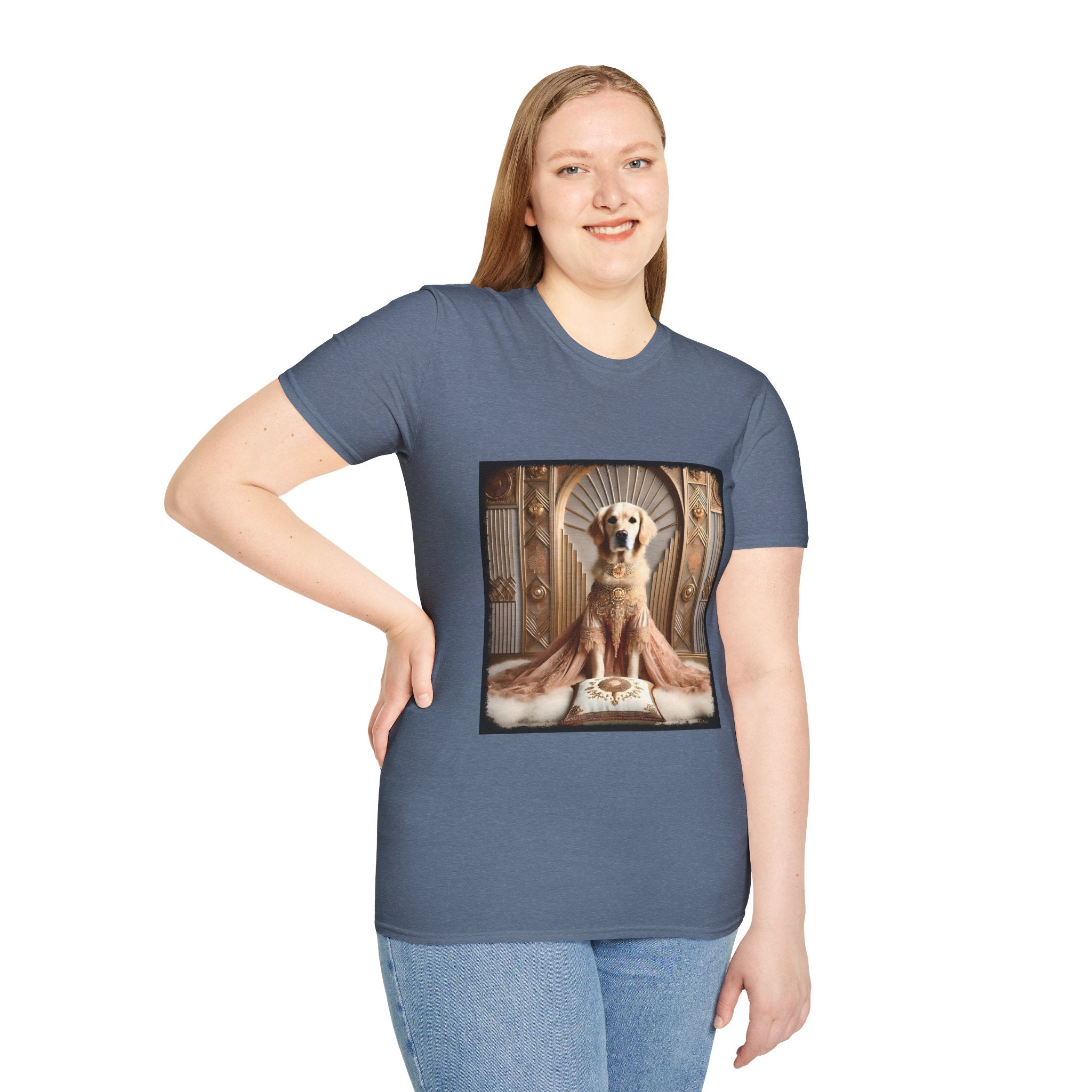 Golden Retriever Luxe Lady | Unisex Dog T-Shirt