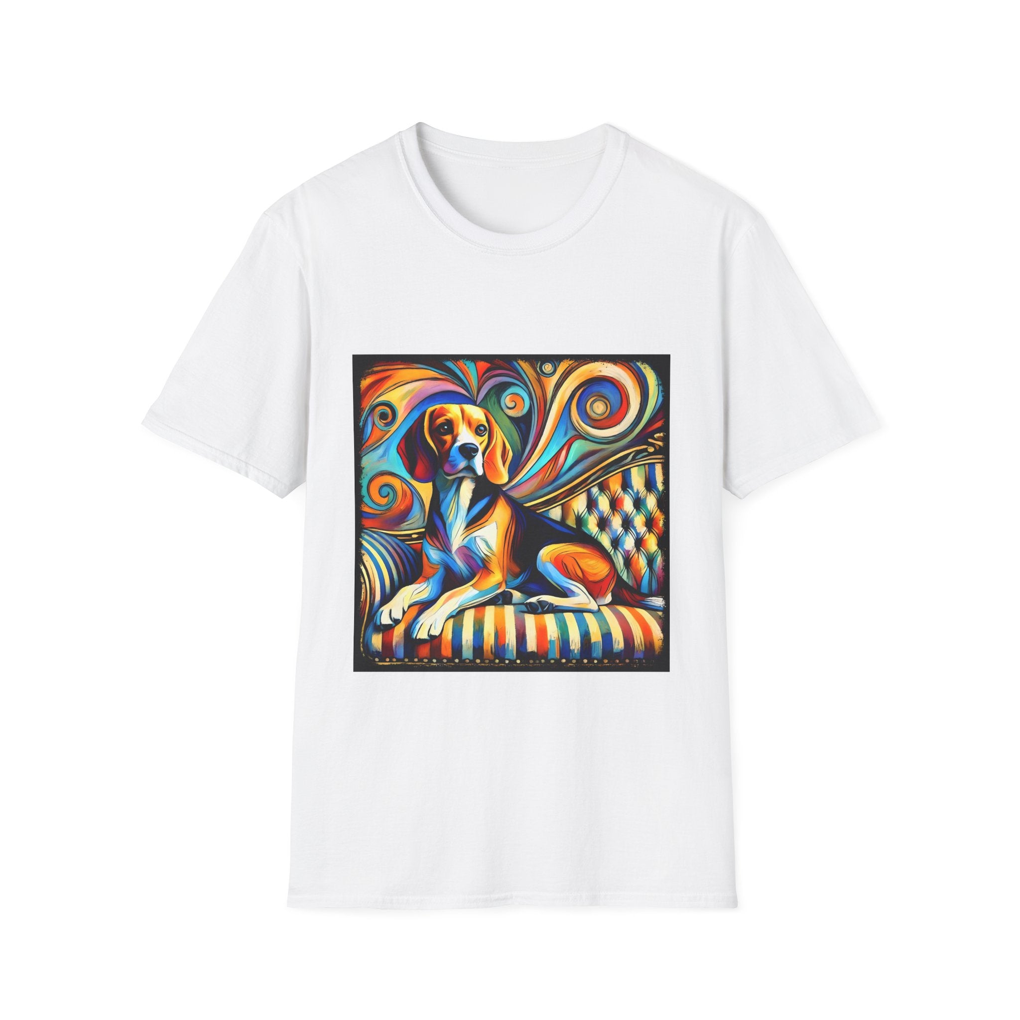 Beagle Vivid Sun Swirl  | Unisex Dog T-Shirt