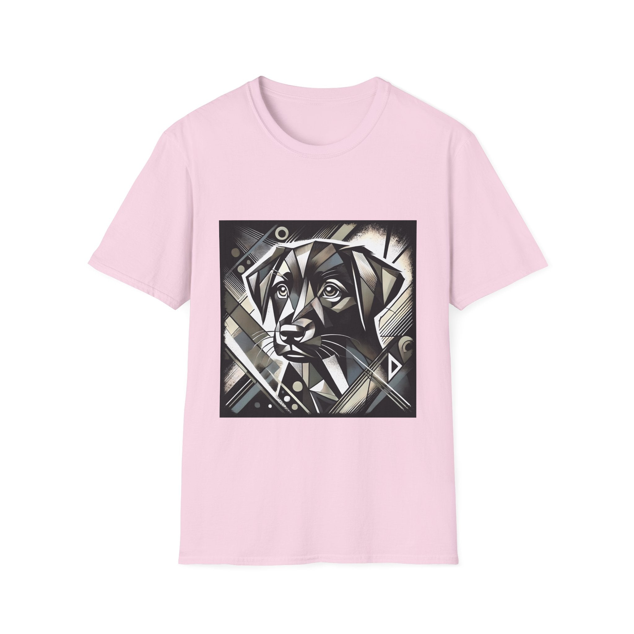 Labrador Retriever B&W Bold Geometric | Unisex Dog T-Shirt