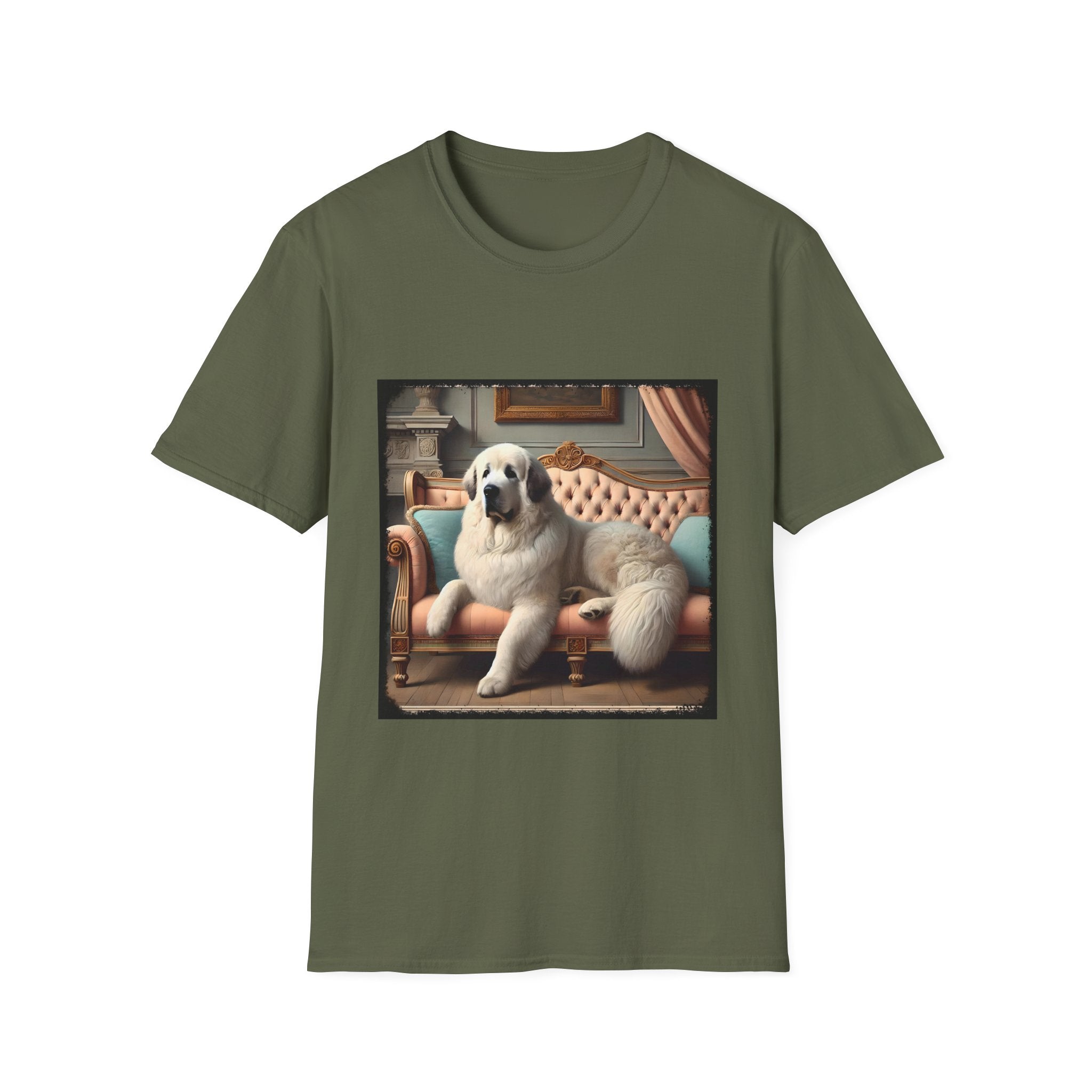Great Pyrenees Poised Portrait | Unisex Dog T-Shirt