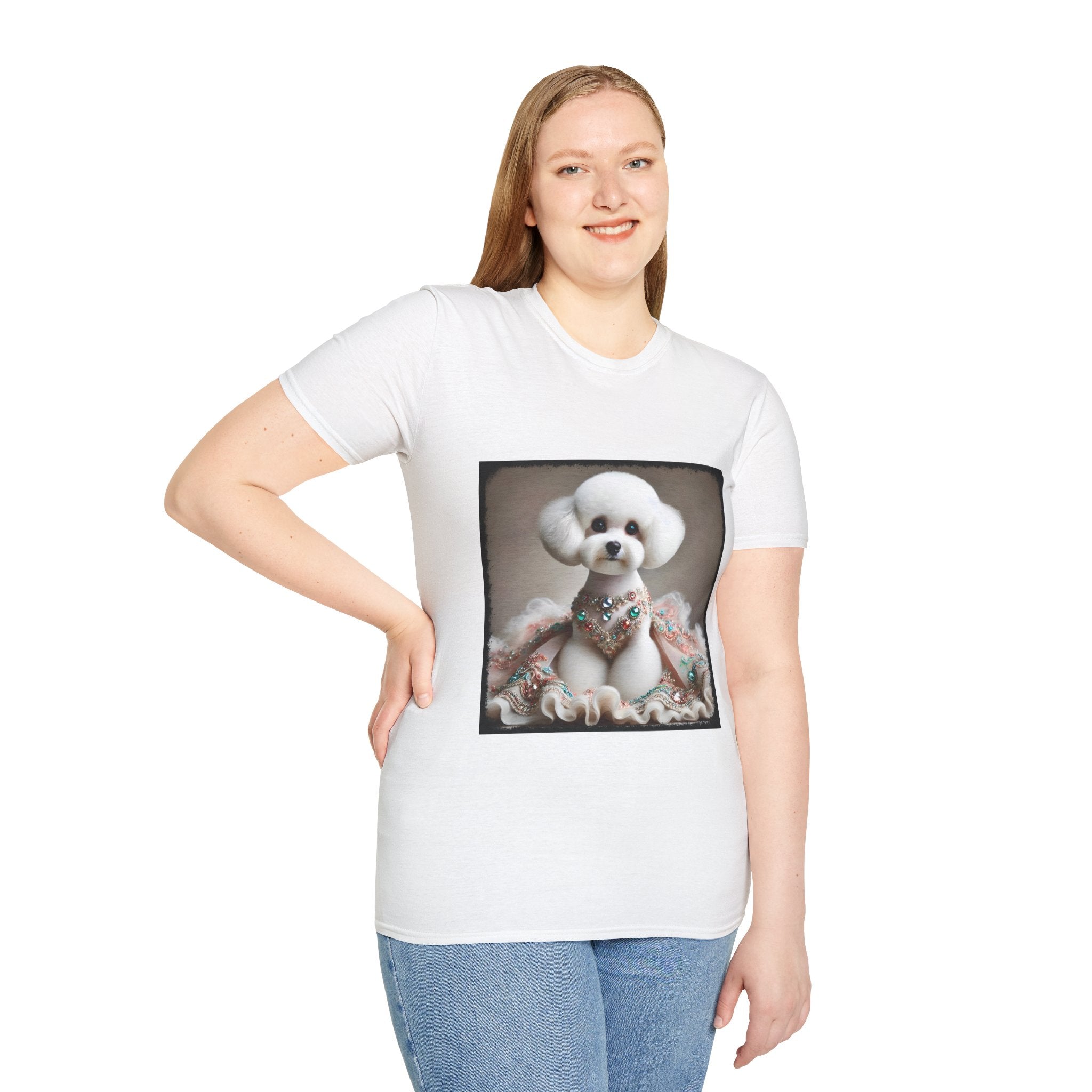 Bichon Frise Jeweled Beauty | Unisex Dog T-Shirt
