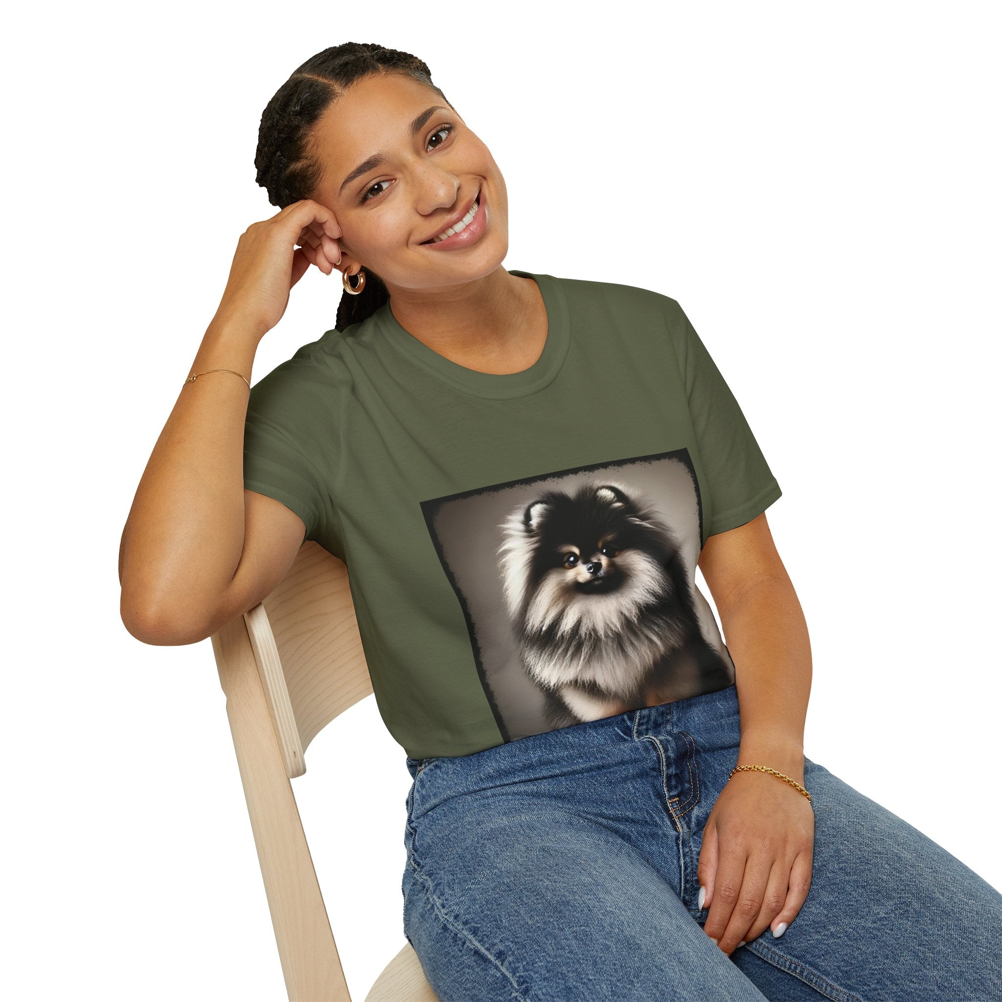 Pomeranian Lil Bean | Unisex Dog T-Shirt