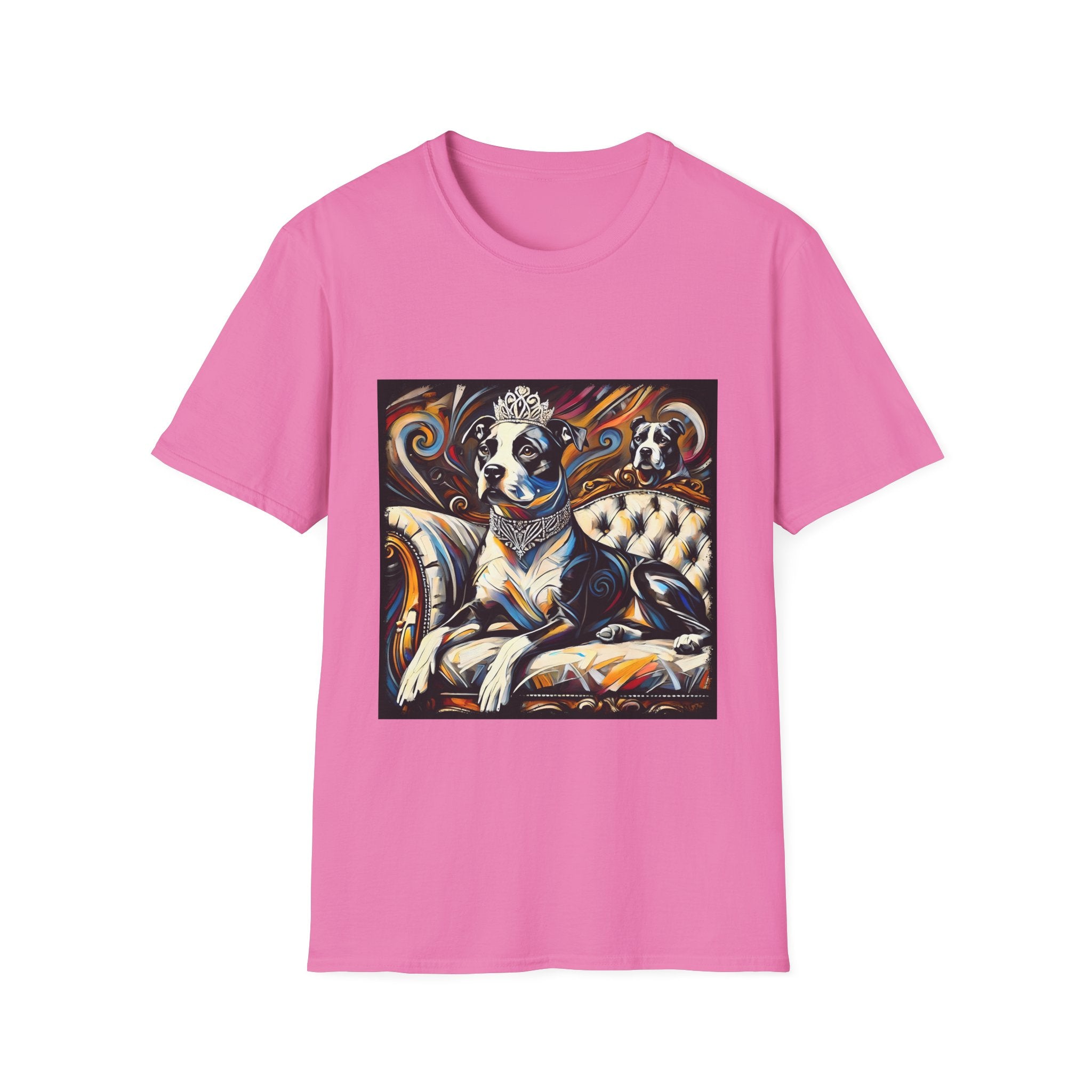 American Pit Bull Terrier Bold Princess Swirl  | Unisex Dog T-Shirt