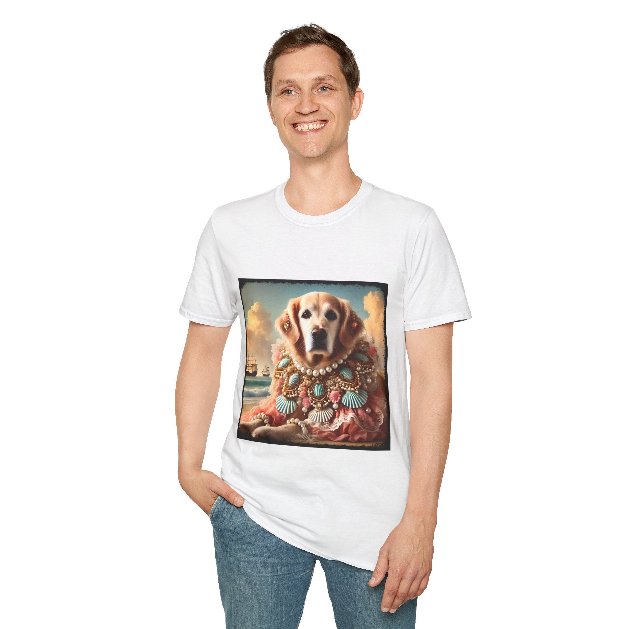 Golden Retriever Beach Beauty | Unisex Dog T-Shirt