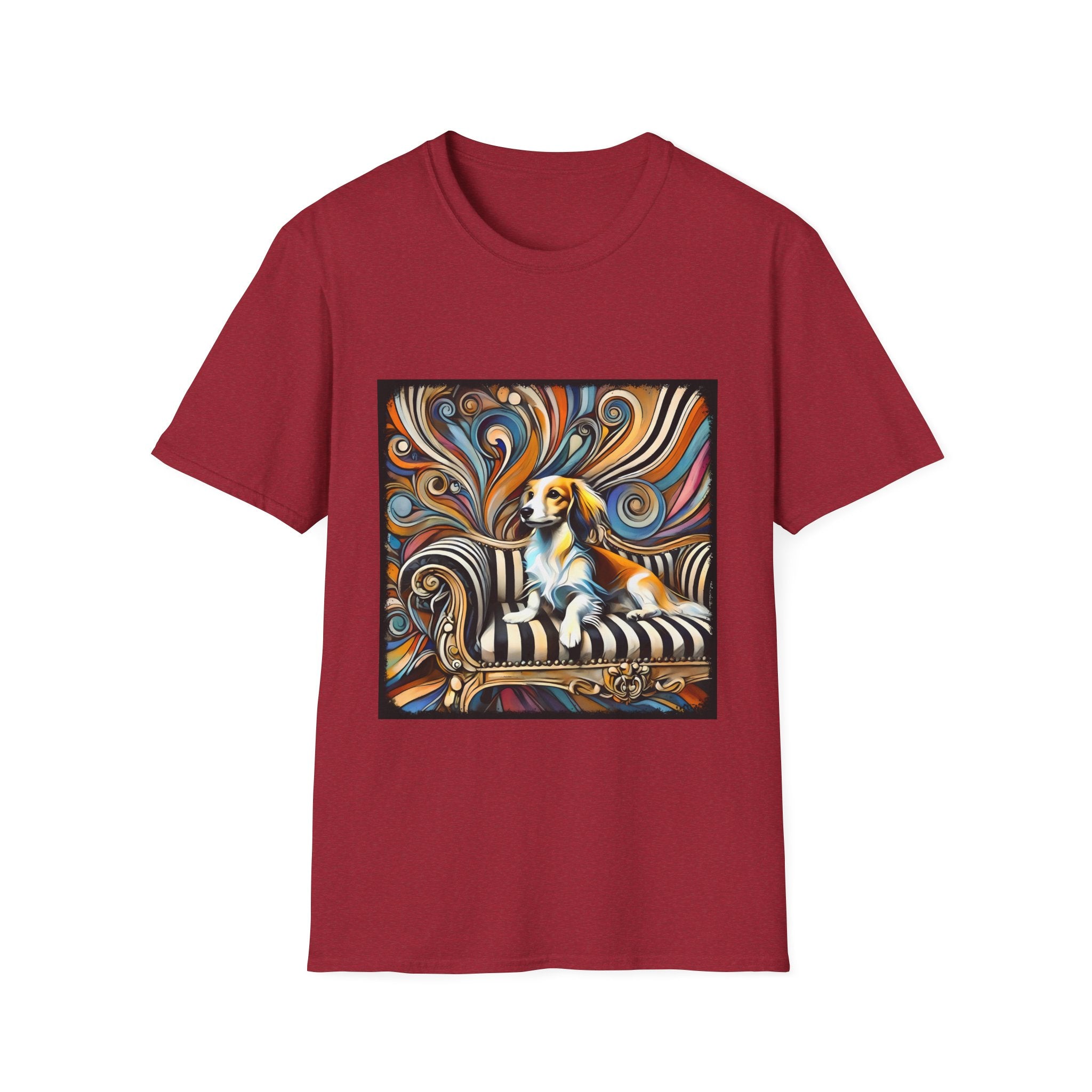 Dachshund Chic Swirl | Unisex Dog T-Shirt