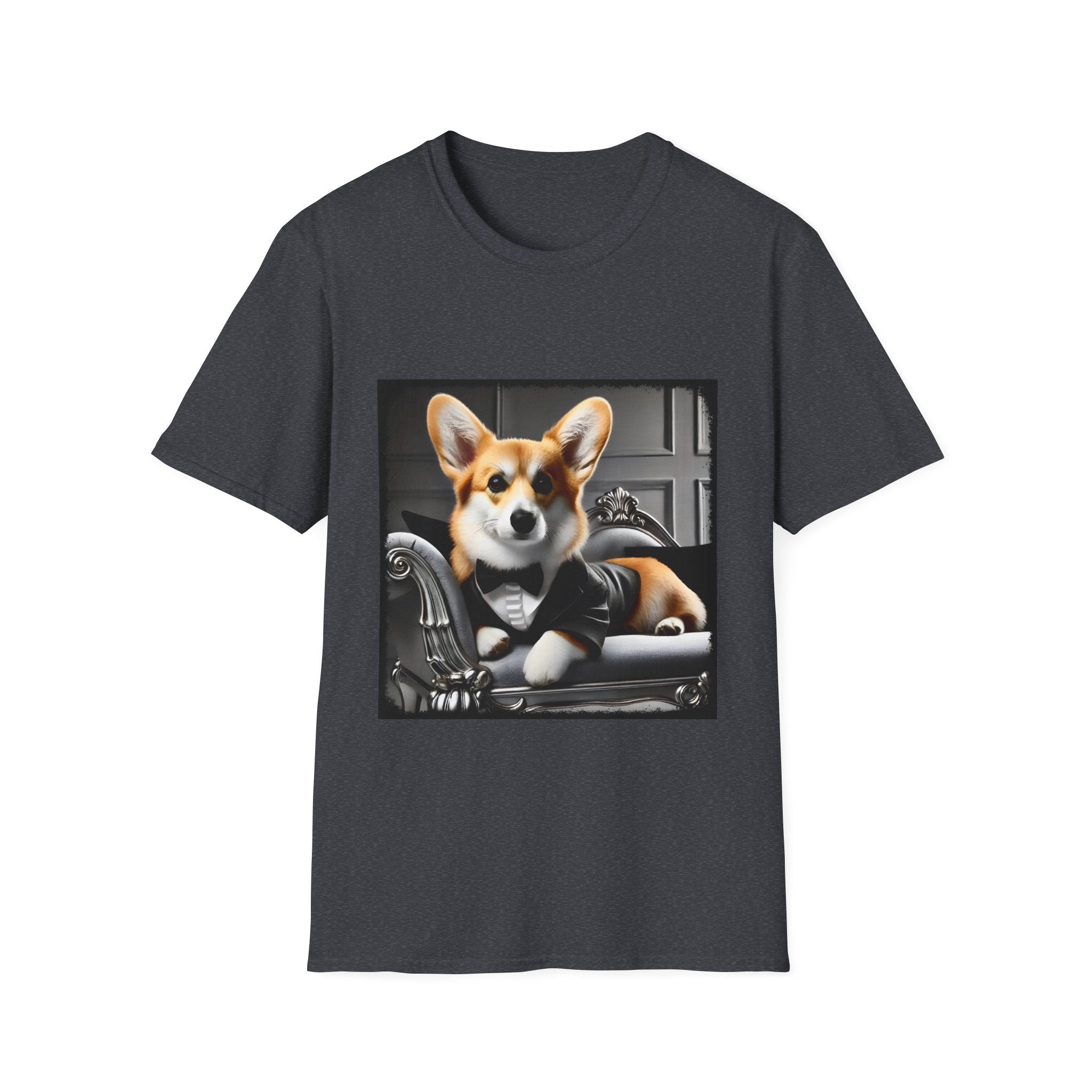Pembroke Welsh Corgi Tux Luxe | Unisex Dog T-Shirt
