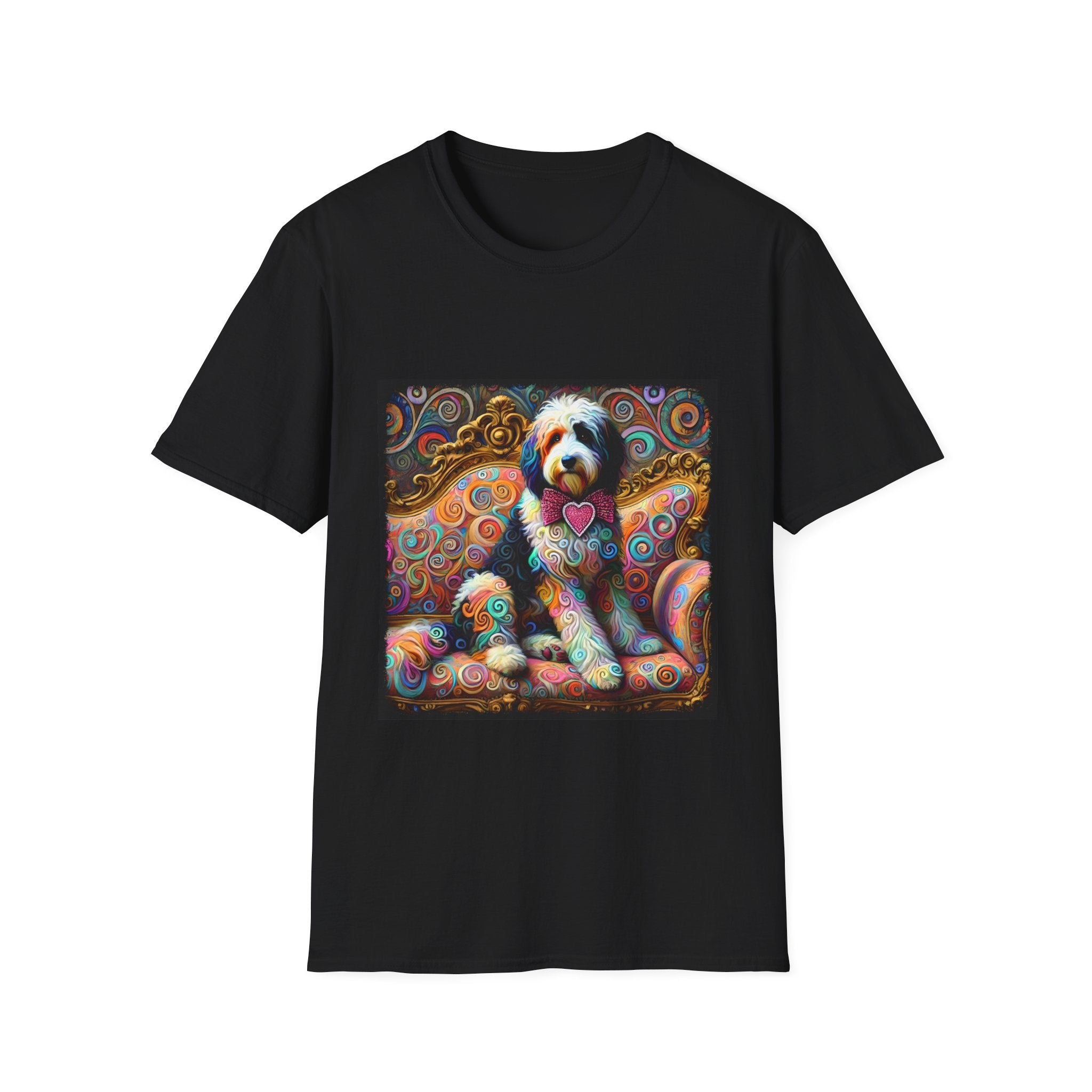 Bernedoodle Love Swirl | Unisex Dog T-Shirt