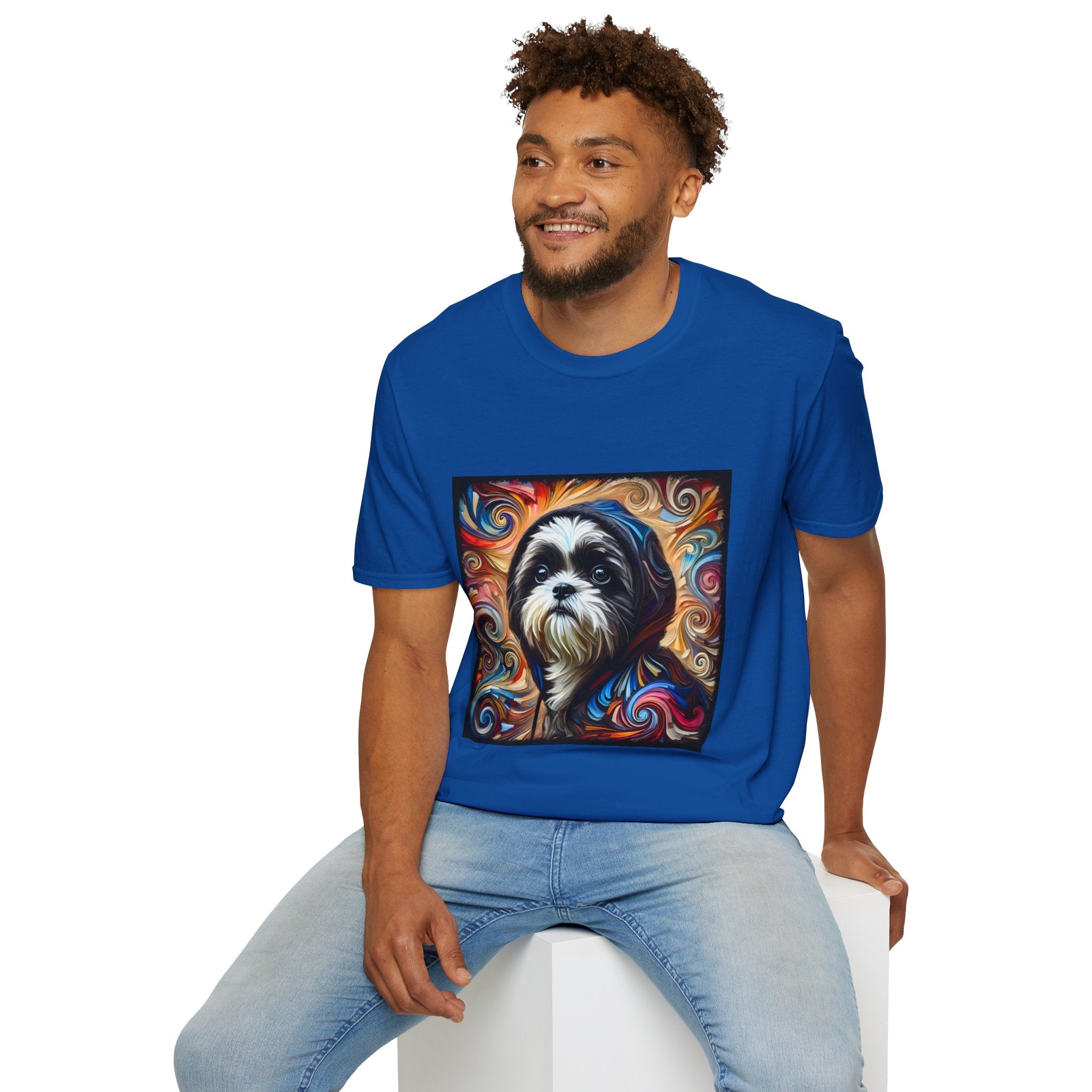 Shih Tzu Hoodie Swirl |  Unisex Dog T-Shirt