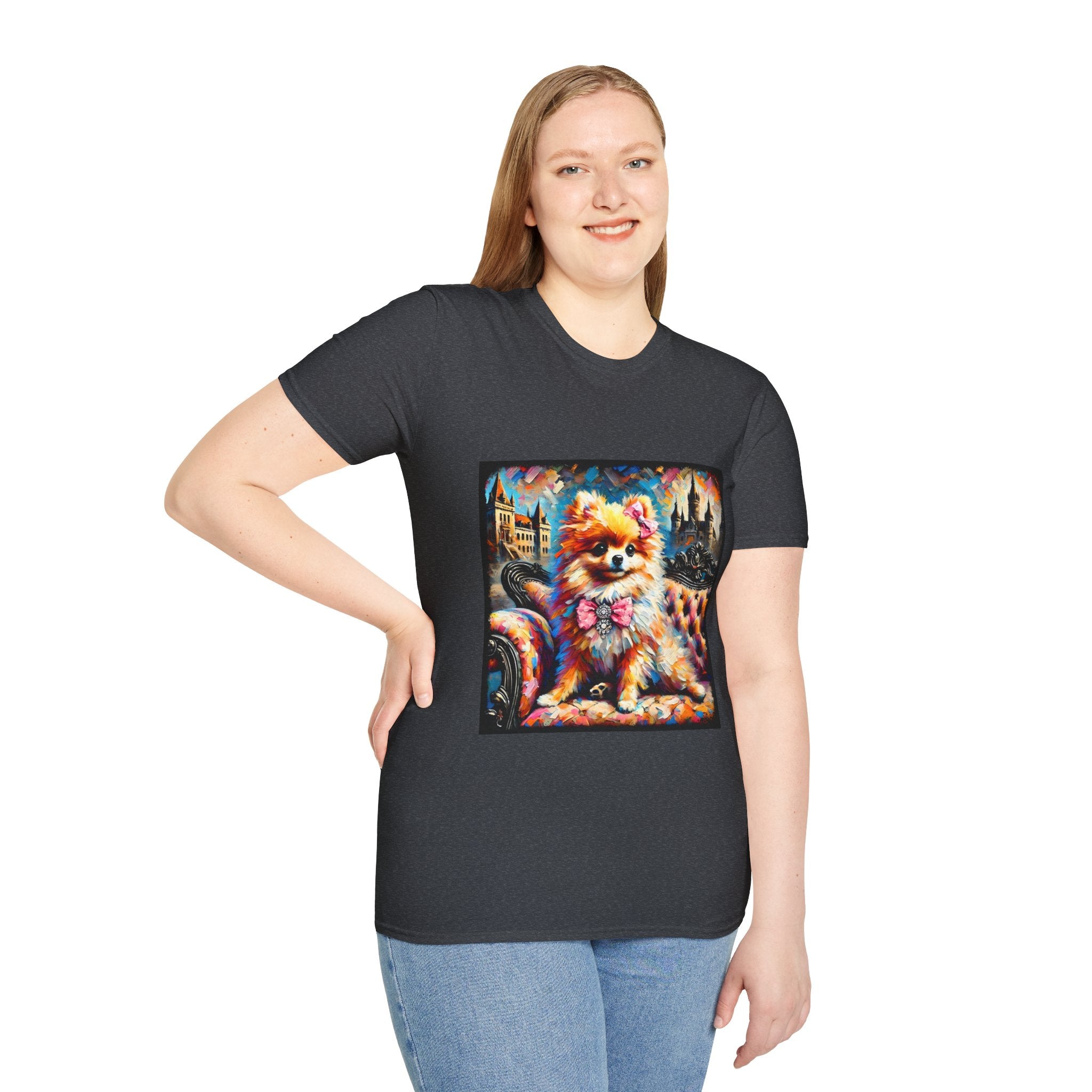 Pomeranian Diamond Princess Classic  | Unisex Dog T-Shirt