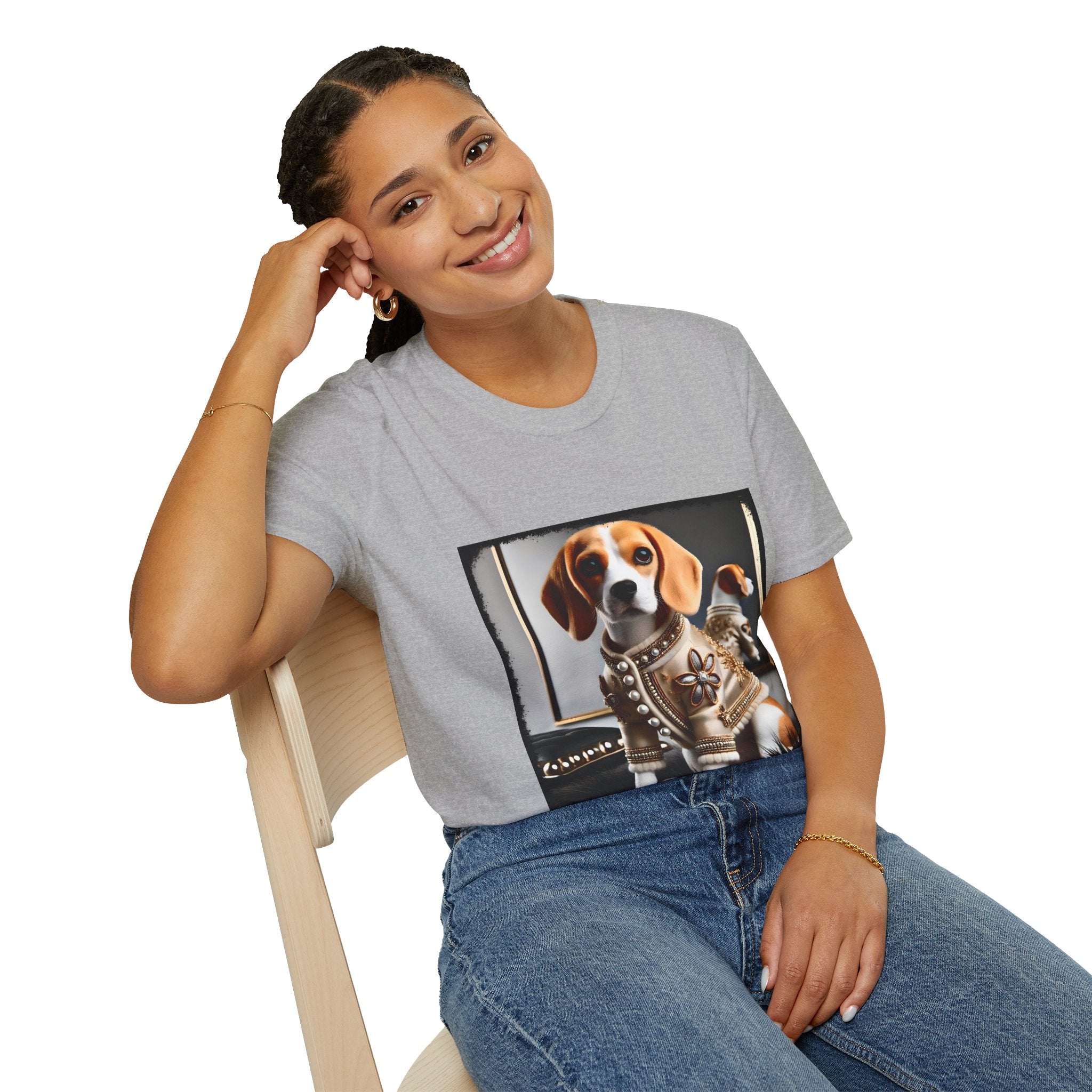 Beagle Golden Girl | Unisex Dog T-Shirt