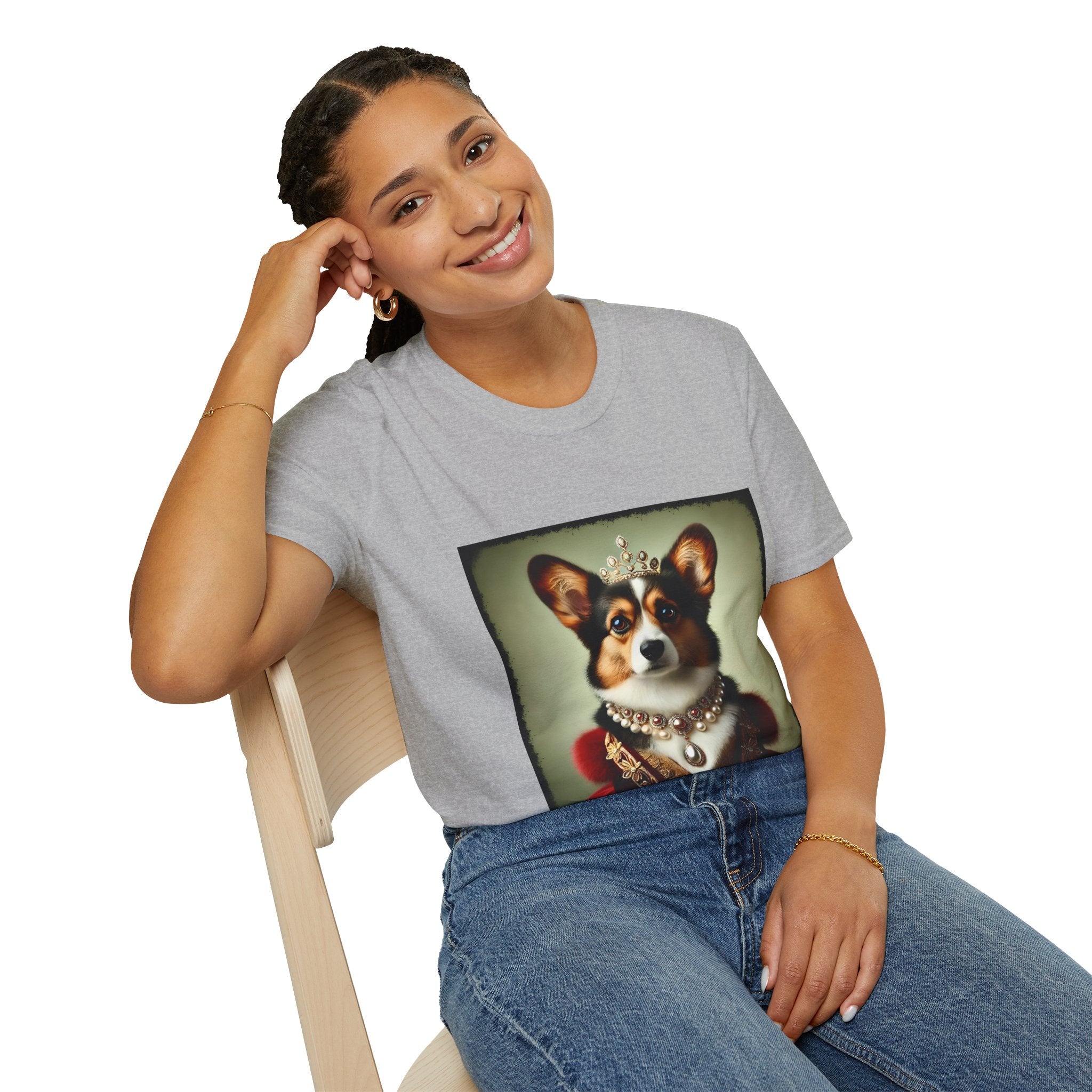 Pembroke Welsh Corgi Glam Queen | Unisex Dog T-Shirt