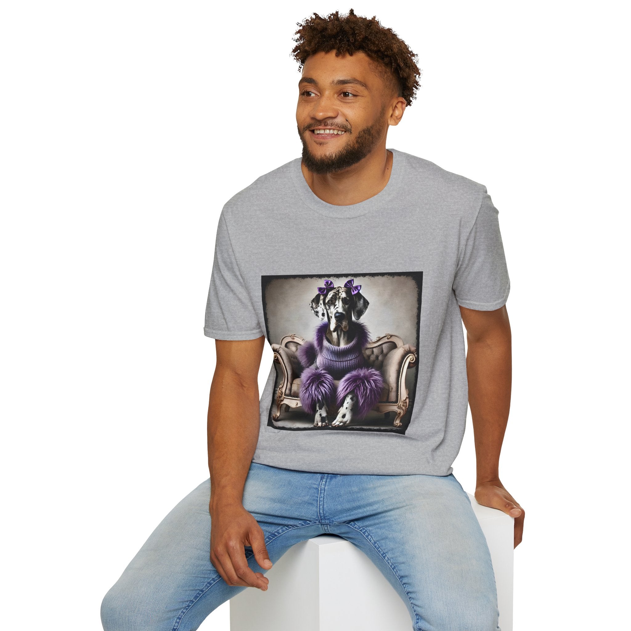 Great Dane Tall Glam | Unisex Dog T-Shirt