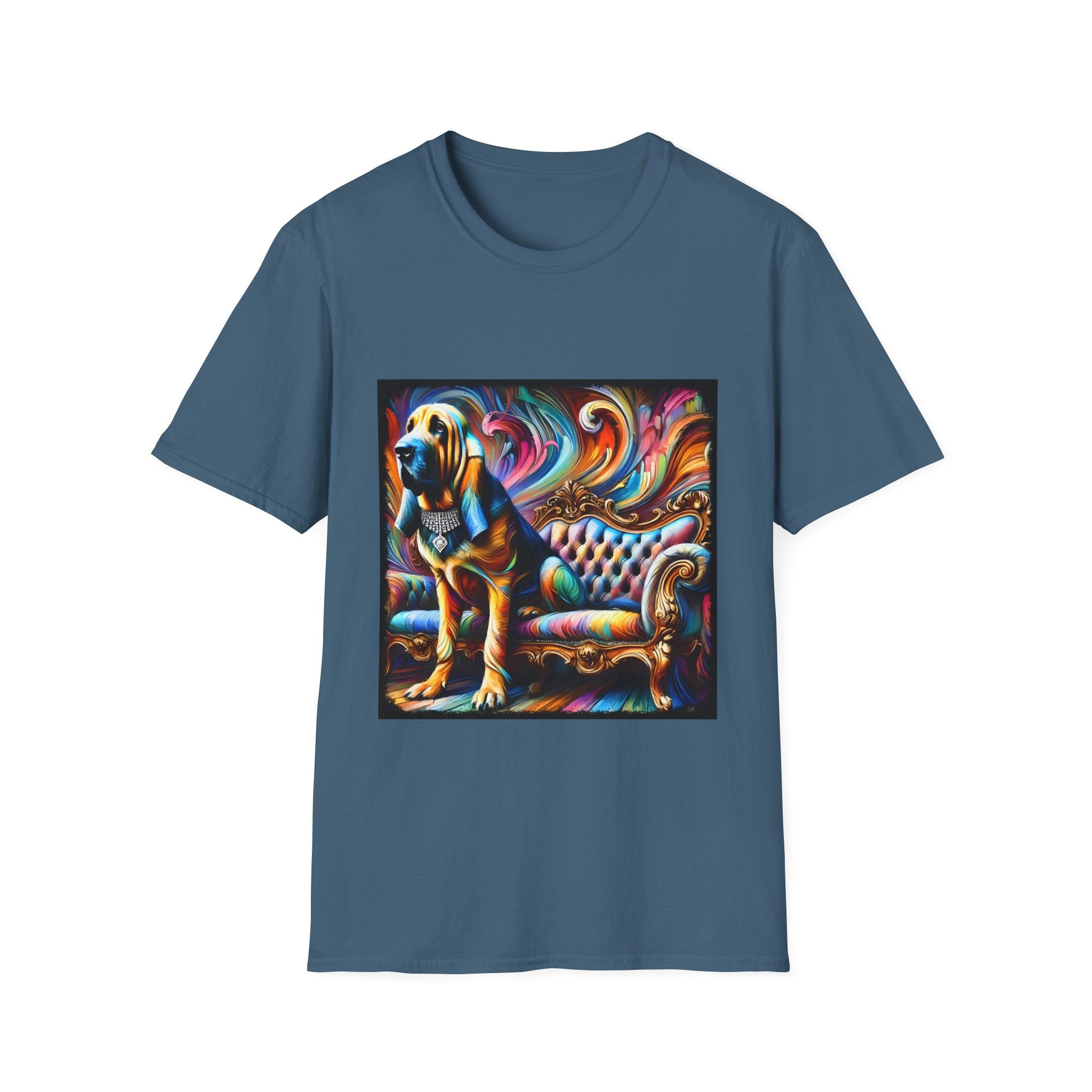 Bloodhound Vivid Swirl | Unisex Dog T-Shirt