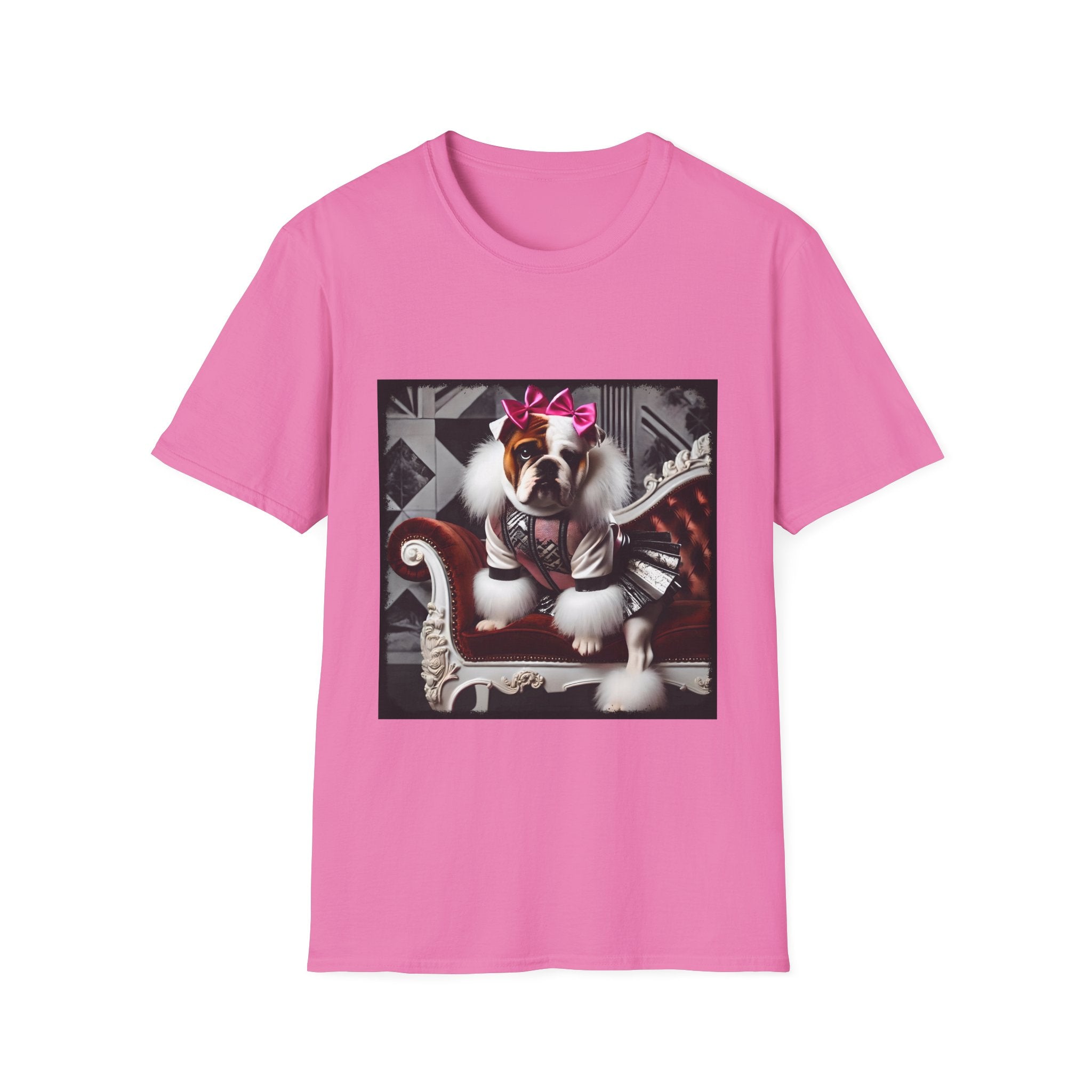 Bulldog Chic Rocker | Unisex Dog T-Shirt