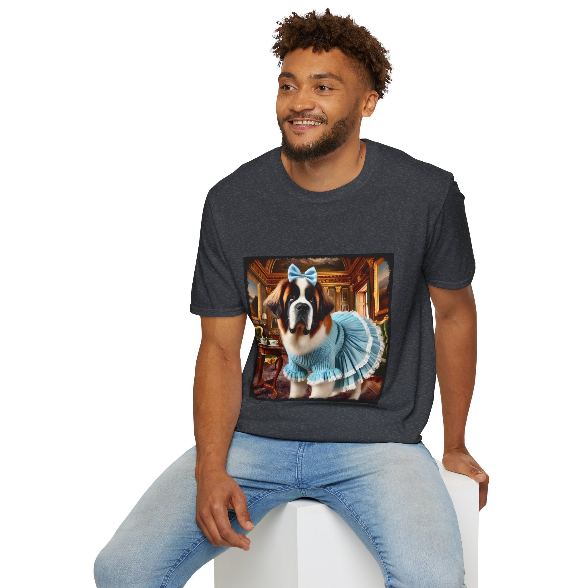 Saint Bernard Pampered Pup | Unisex Dog T-Shirt