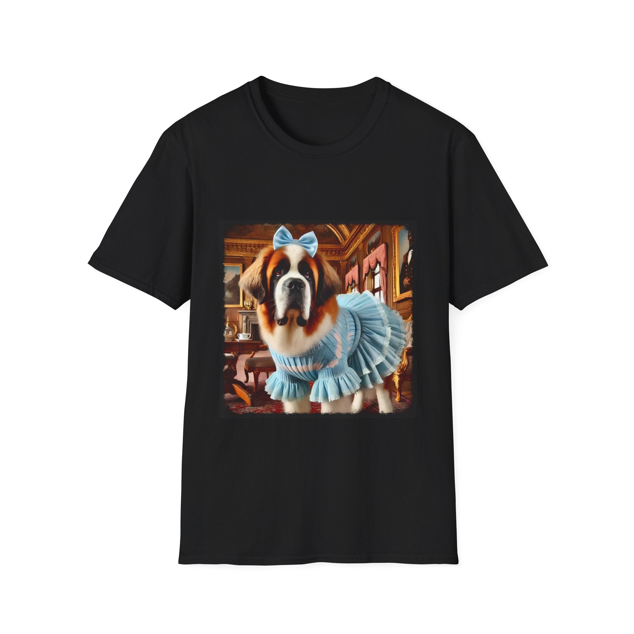 Saint Bernard Posh Pearl | Unisex Dog T-Shirt