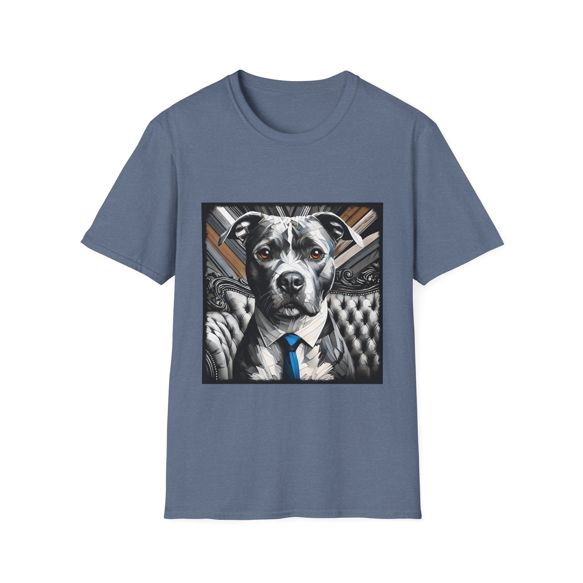 American Pit Bull Terrier B&W Bold Eyes | Unisex Dog T-Shirt
