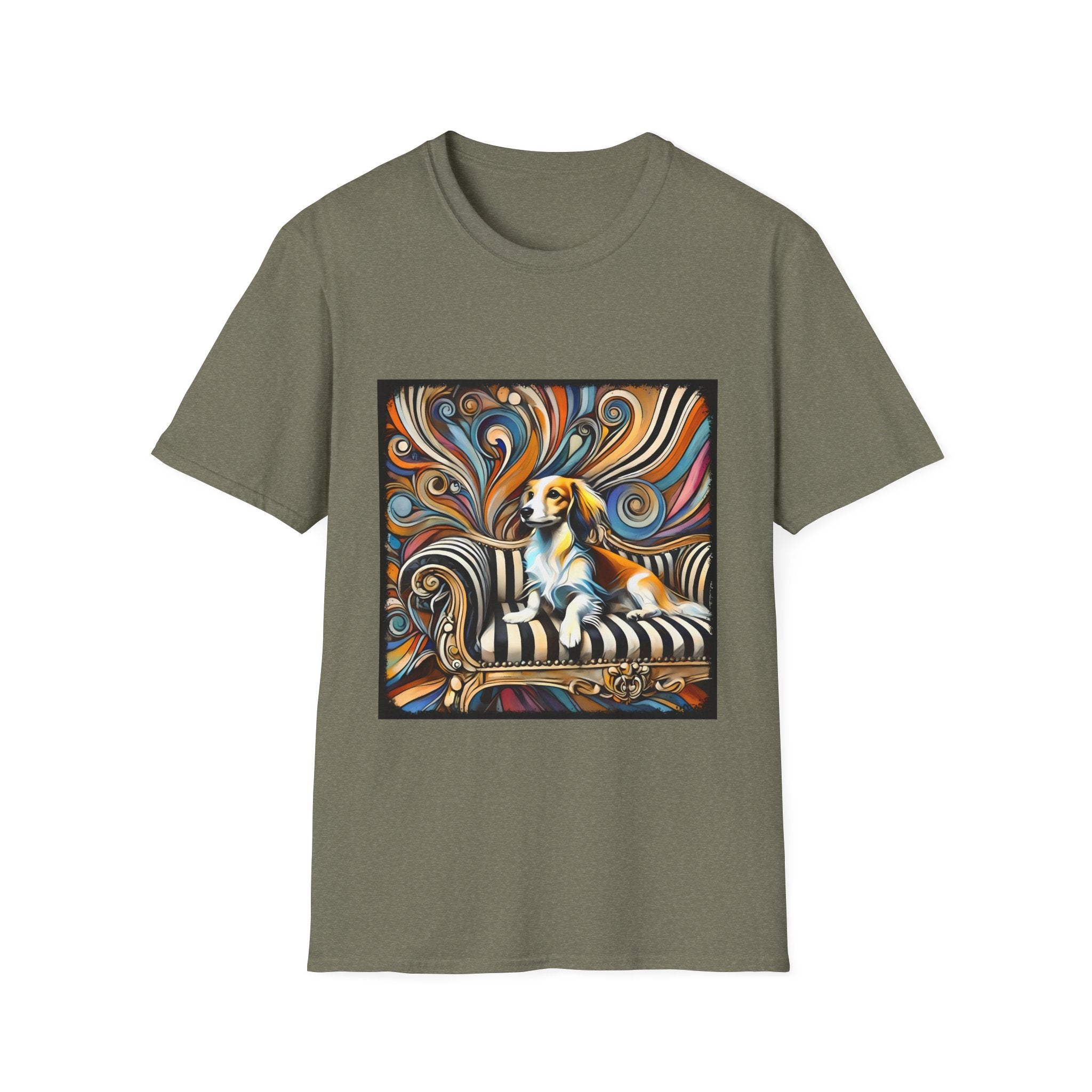 Dachshund Chic Swirl | Unisex Dog T-Shirt