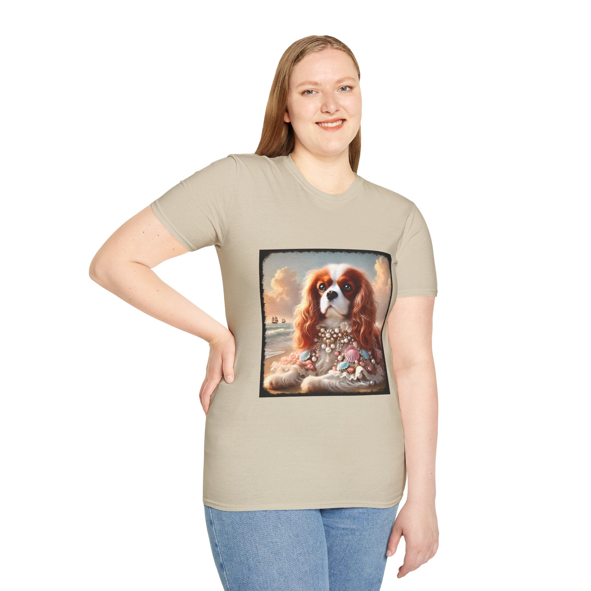 Cavalier King Charles Spaniel Beach Beauty | Unisex Dog T-Shirt