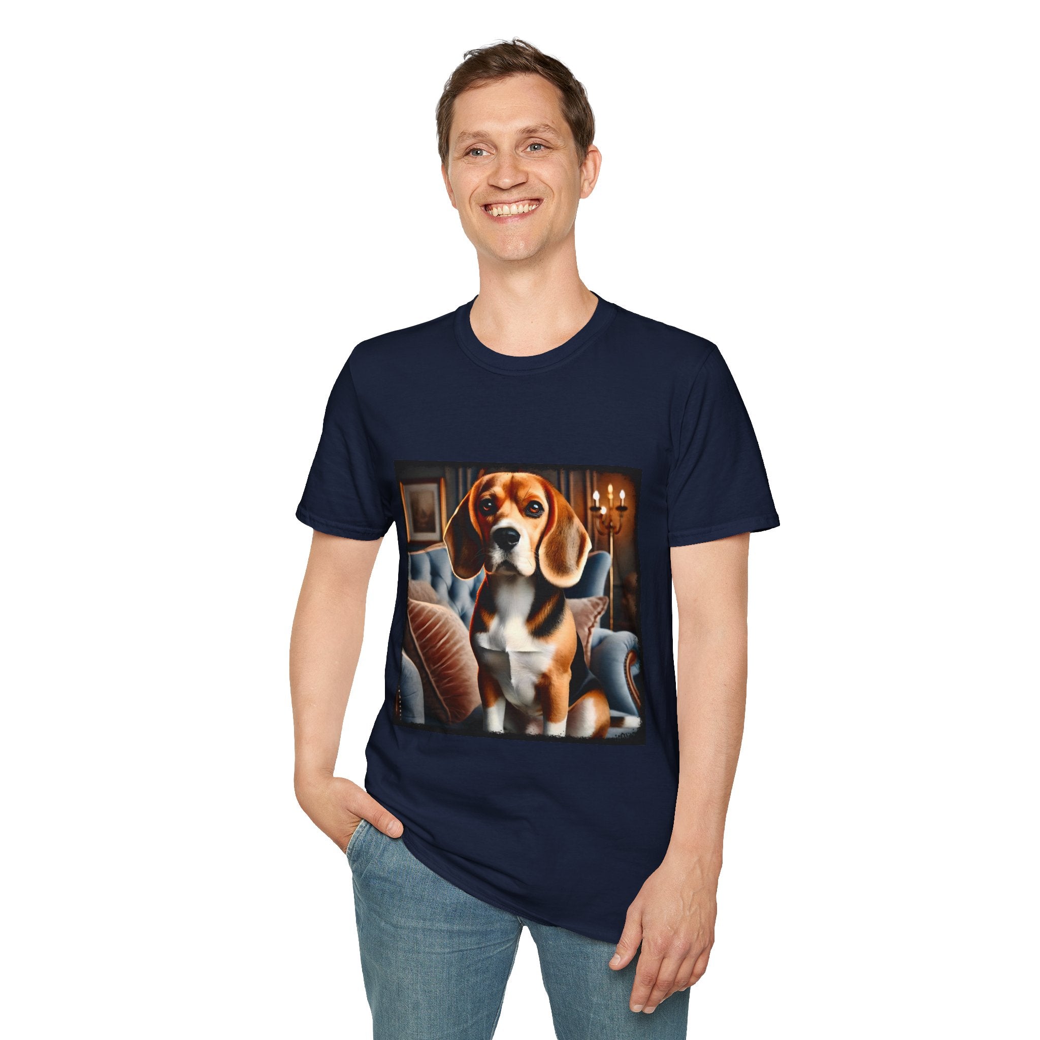 Beagle Poised Portrait | Unisex Dog T-Shirt