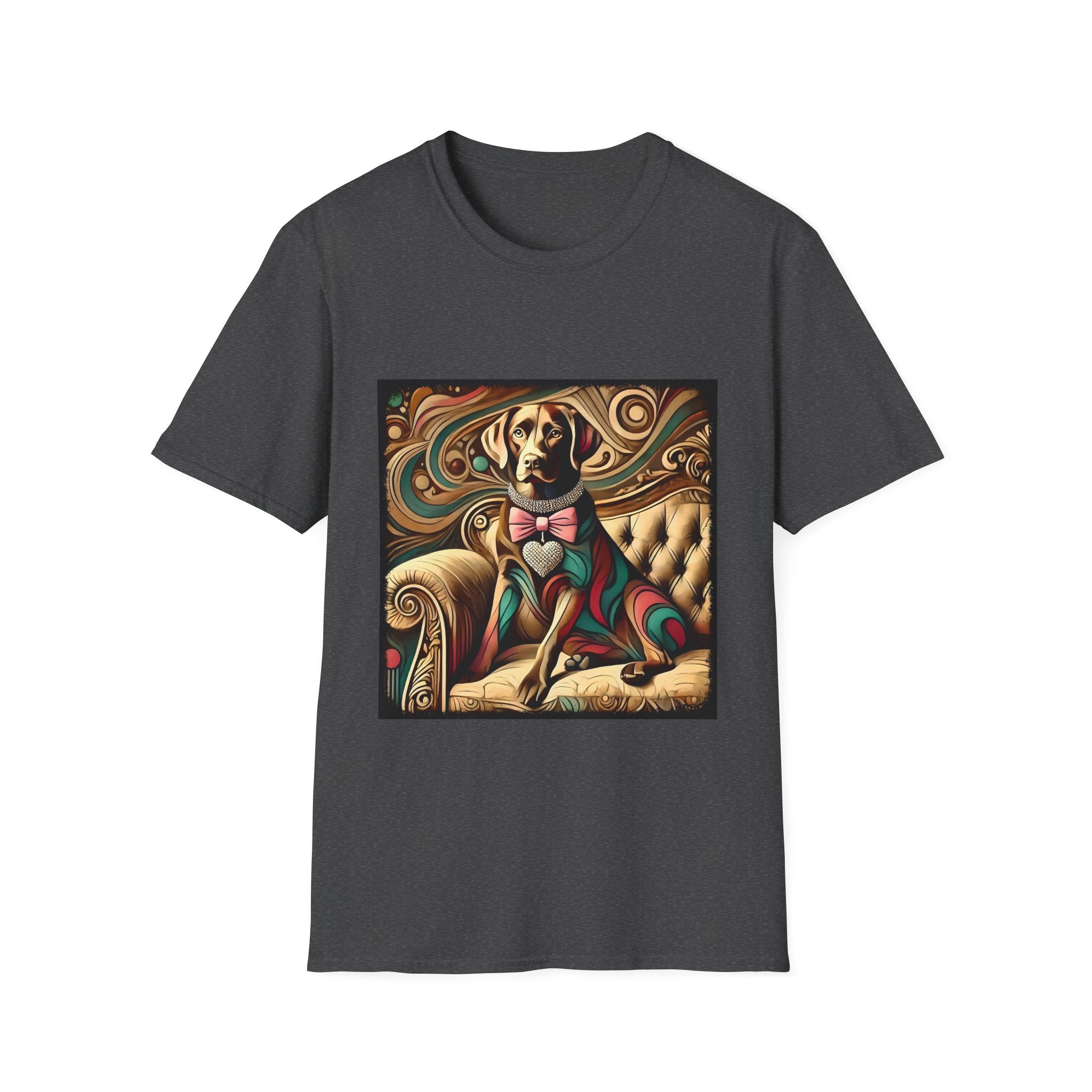 Labrador Retriever Warm Diamond Swirl | Unisex Dog T-Shirt