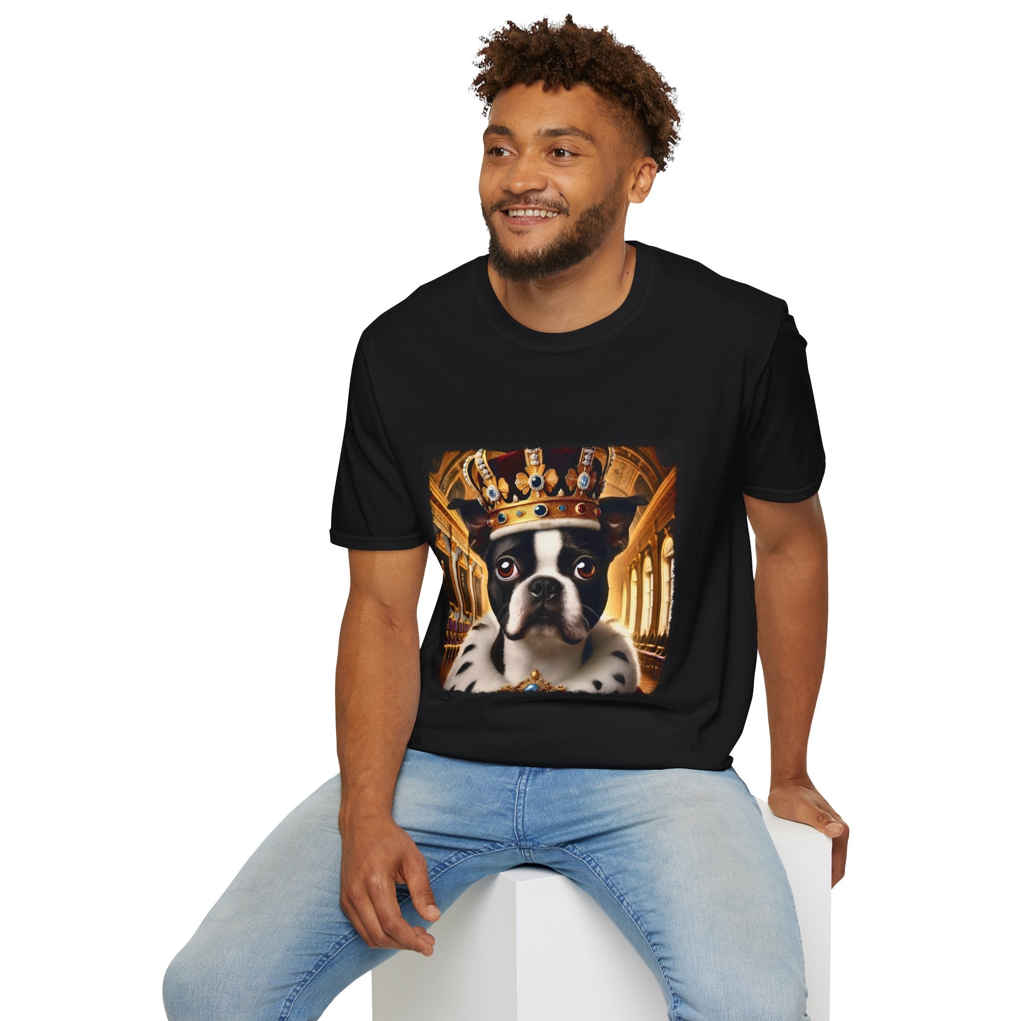 Boston Terrier Royal Flex | Unisex Dog T-Shirt