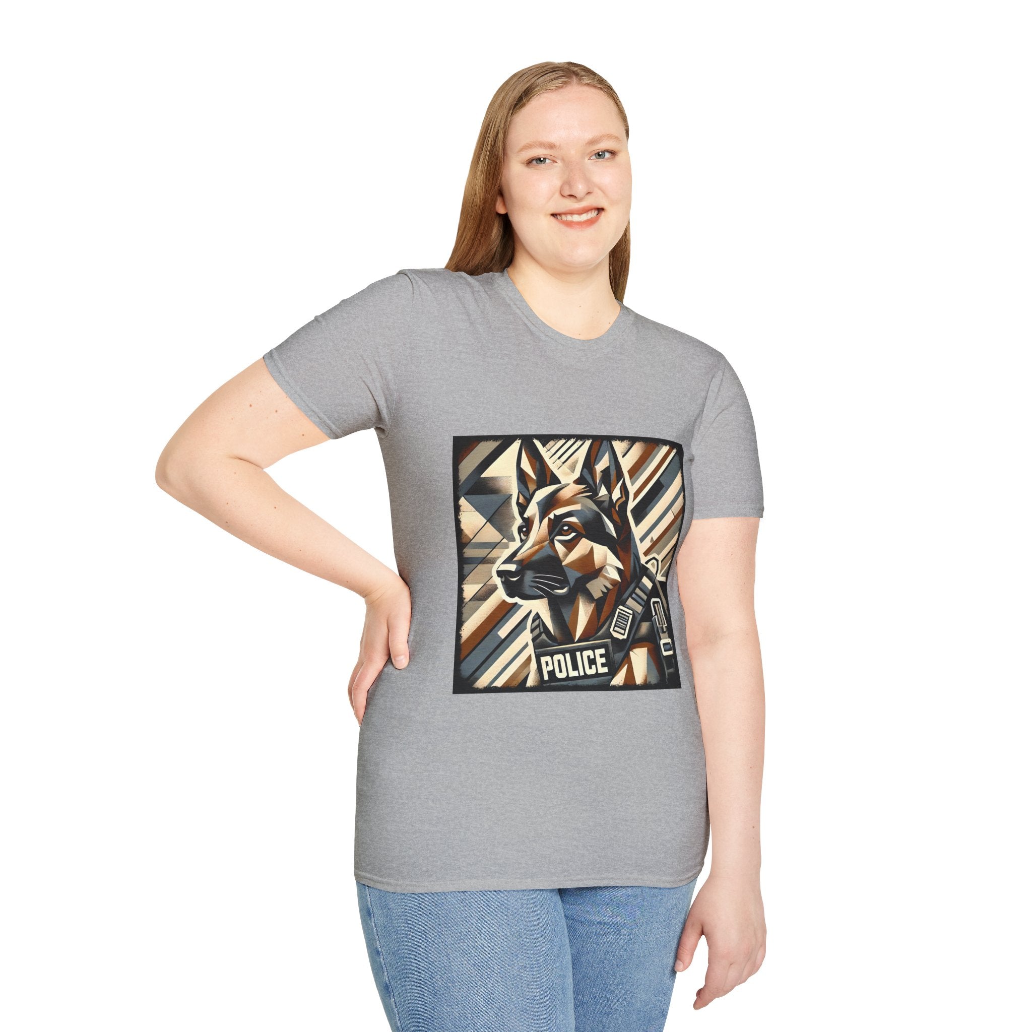 German Shepherd K-9 Geometric | Unisex Dog T-Shirt
