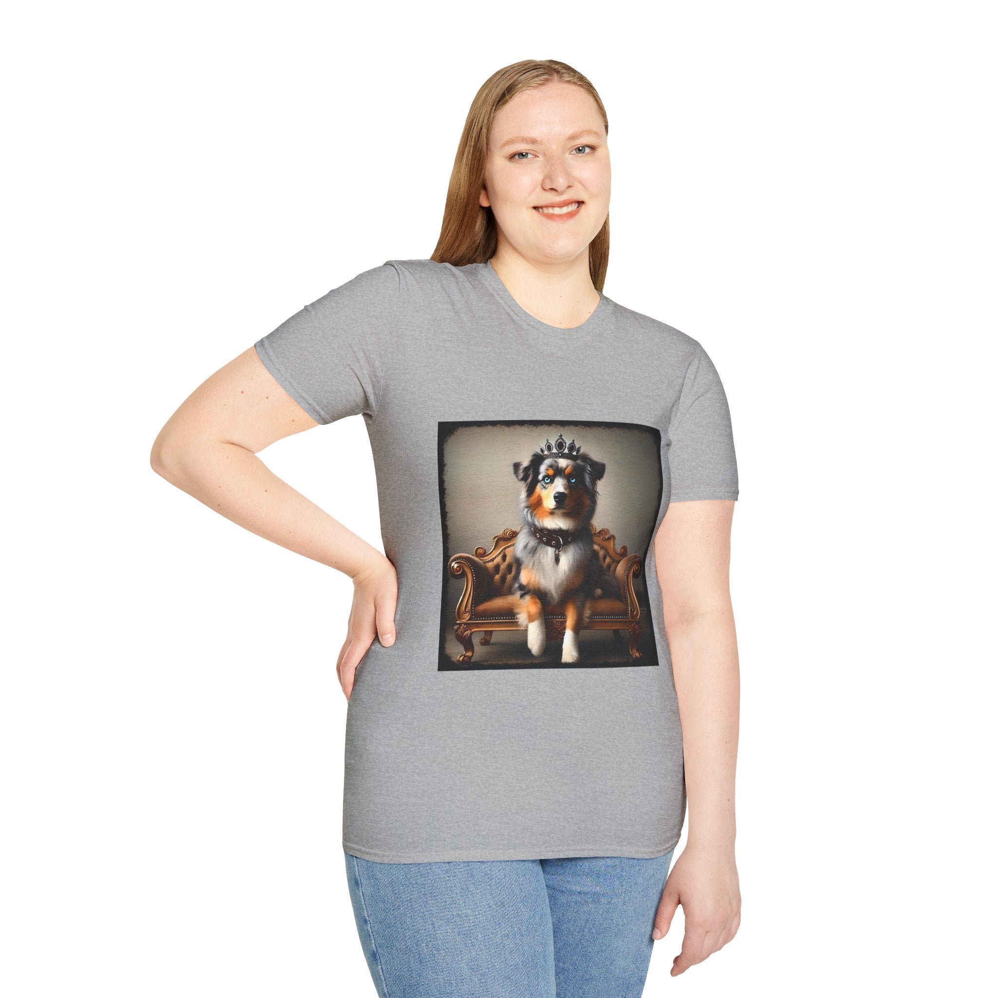 Miniature American Shepherd Crowned Princess | Unisex Dog T-Shirt