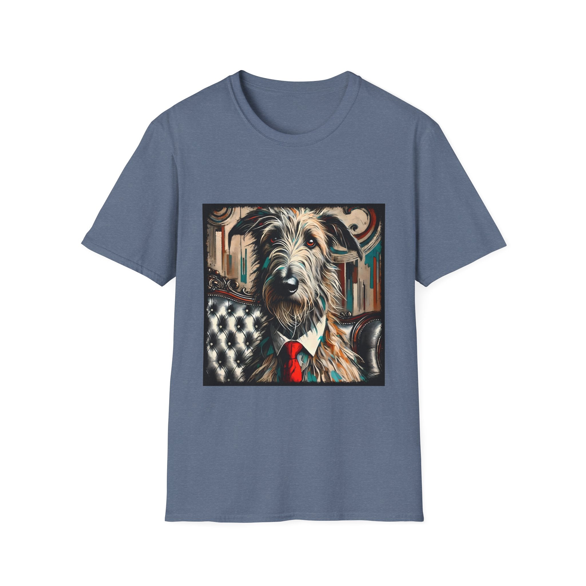Irish Wolfhound Bold Gentleman |  Unisex Dog T-Shirt