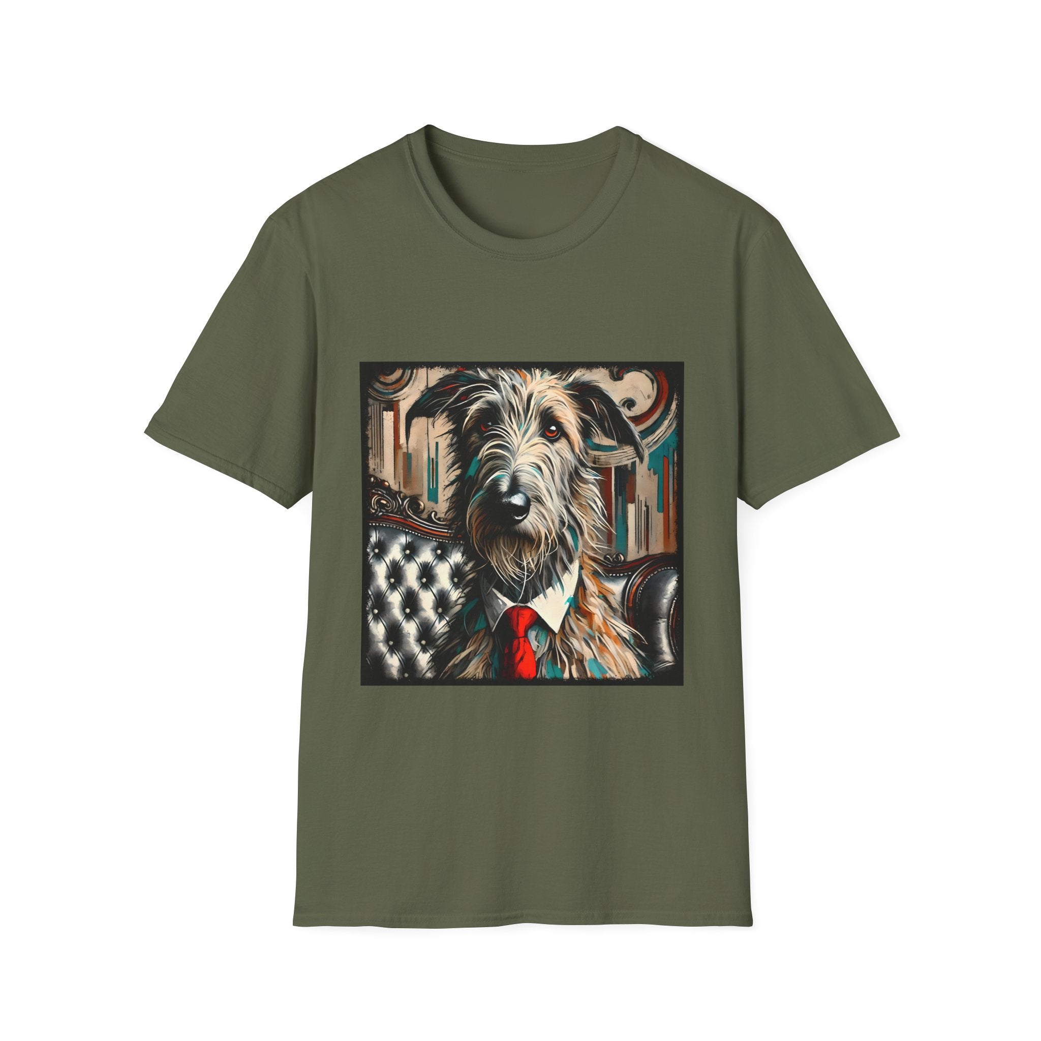 Irish Wolfhound Bold Gentleman |  Unisex Dog T-Shirt