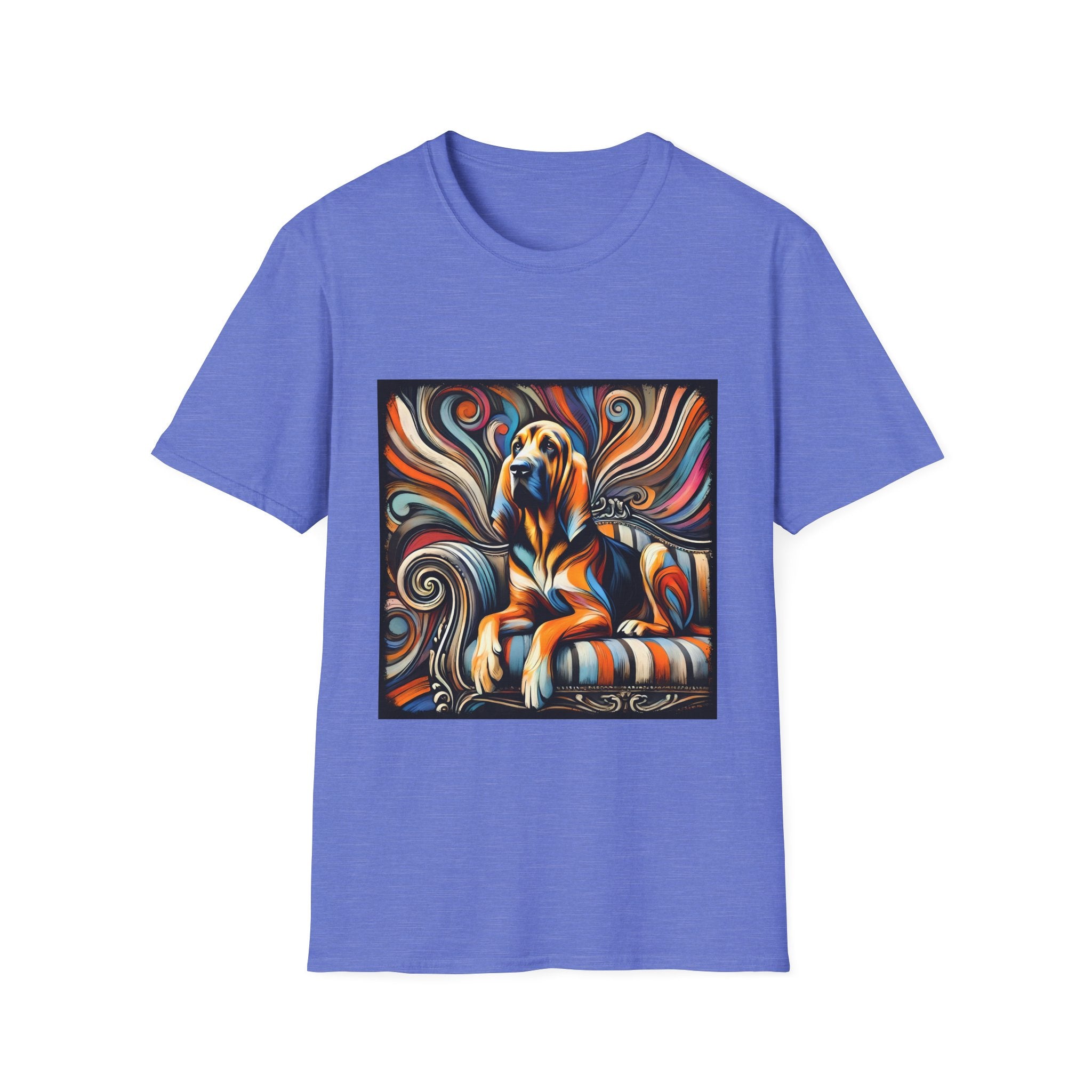 Bloodhound Fancy Swirl | Unisex Dog T-Shirt