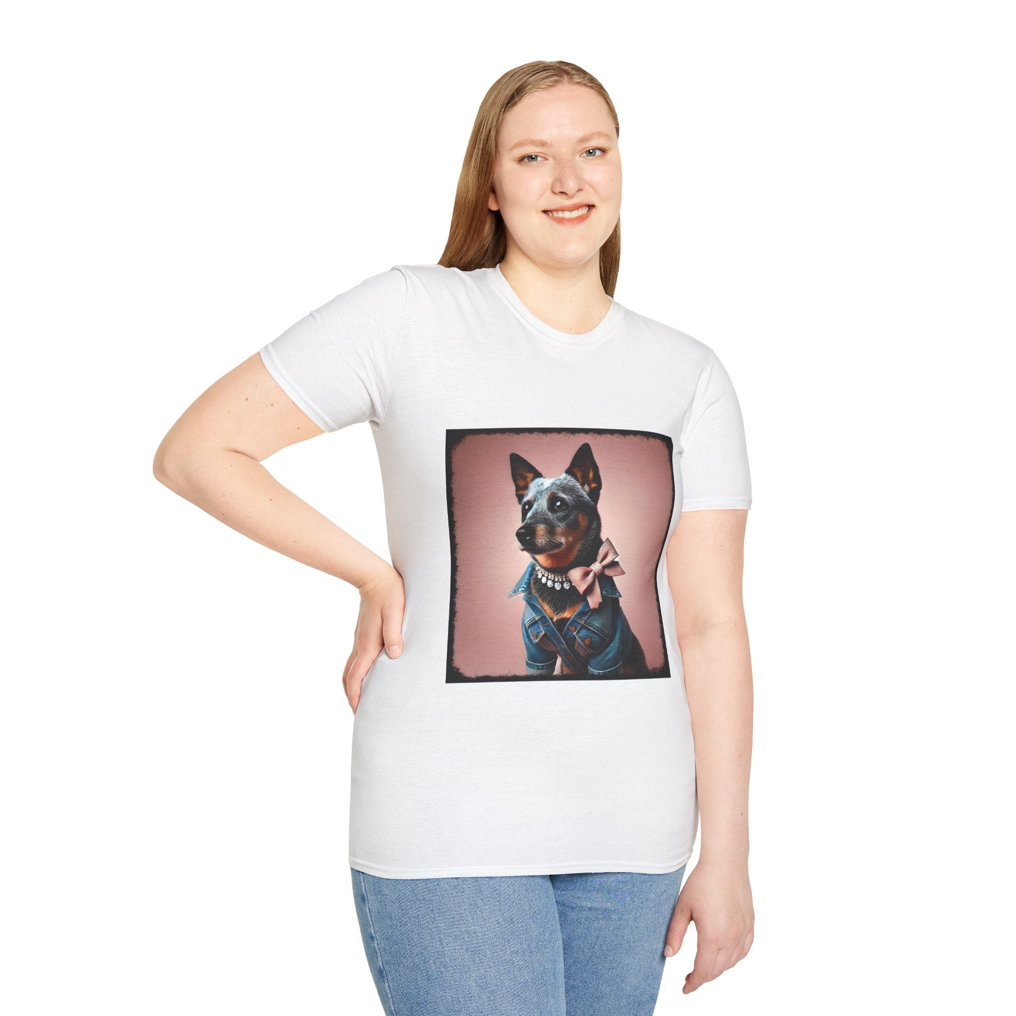 Australian Cattle Dog Denim Diva | Unisex Dog T-Shirt