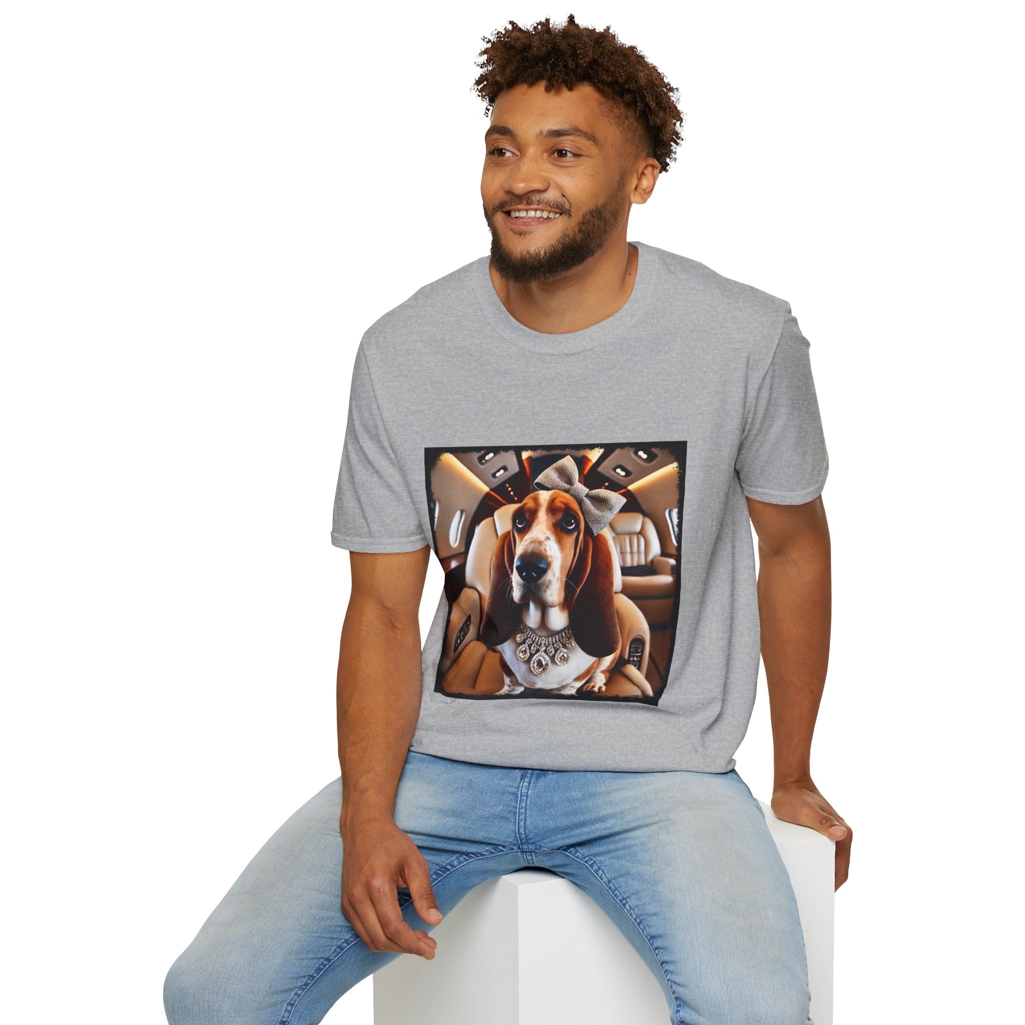 Basset Hound Jet Setter | Unisex Dog T-Shirt