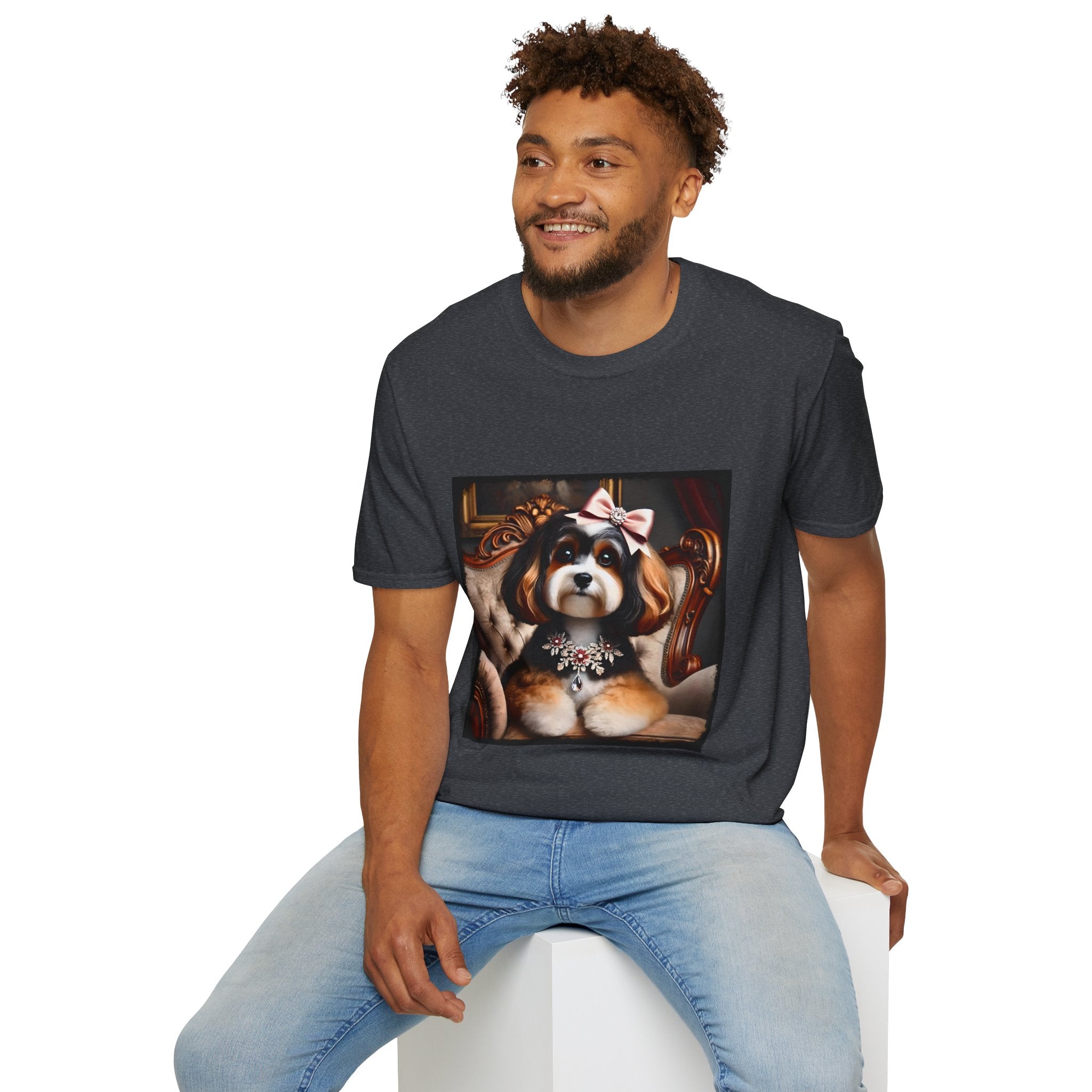 Cavapoo Diamond Doll | Unisex Dog T-Shirt