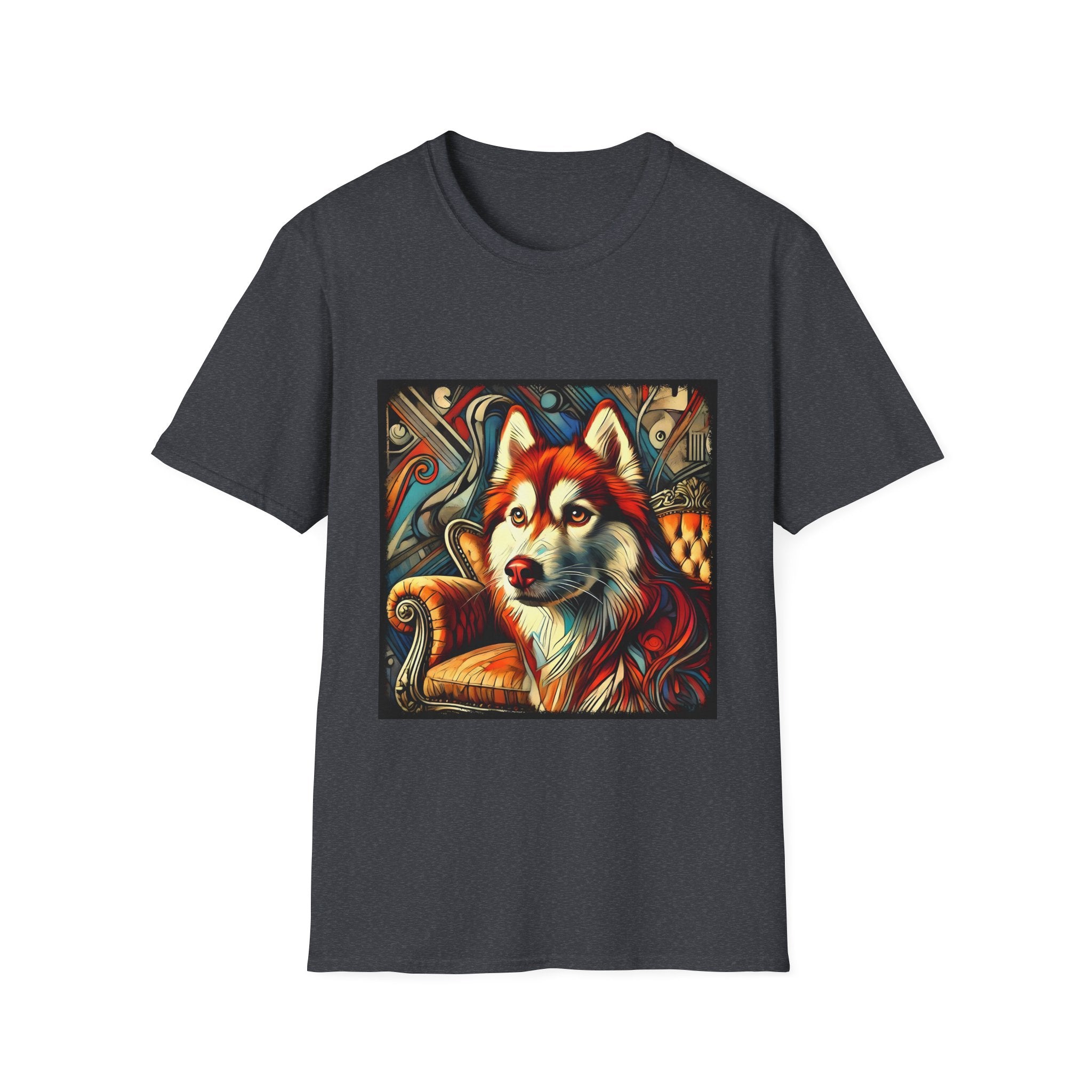 Siberian Husky Red Rebel | Unisex Dog T-Shirt