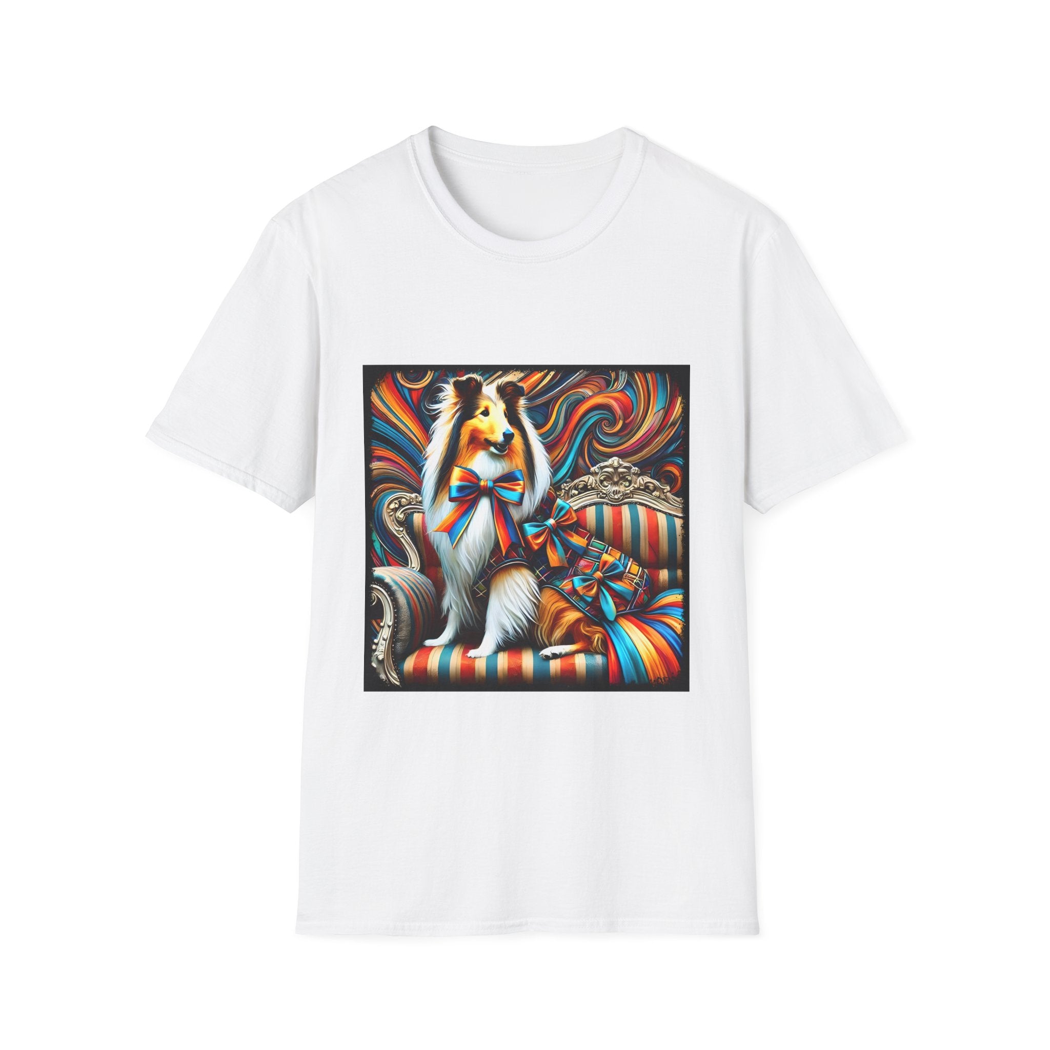 Collie Dynamic Swirl | Unisex Dog T-Shirt