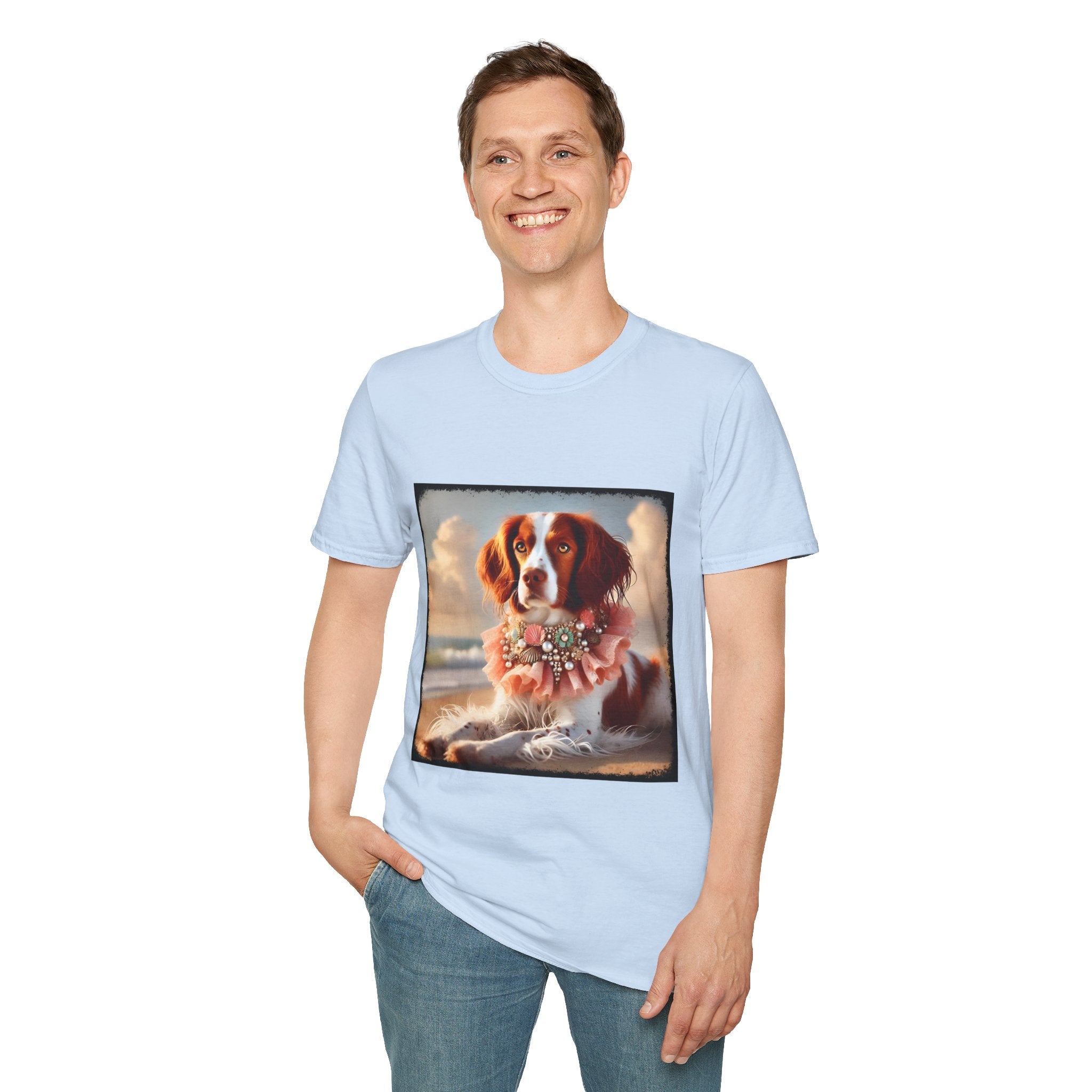 Brittany Beach Beauty | Unisex Dog T-Shirt