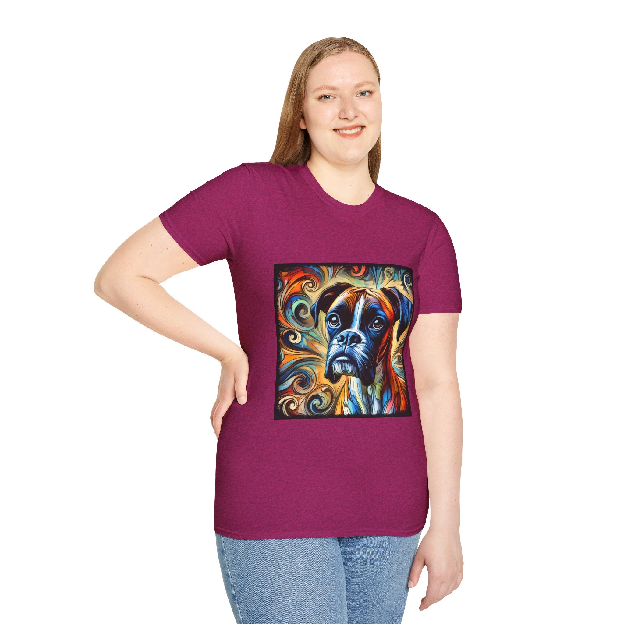Boxer Warm Swirl | Unisex Dog T-Shirt