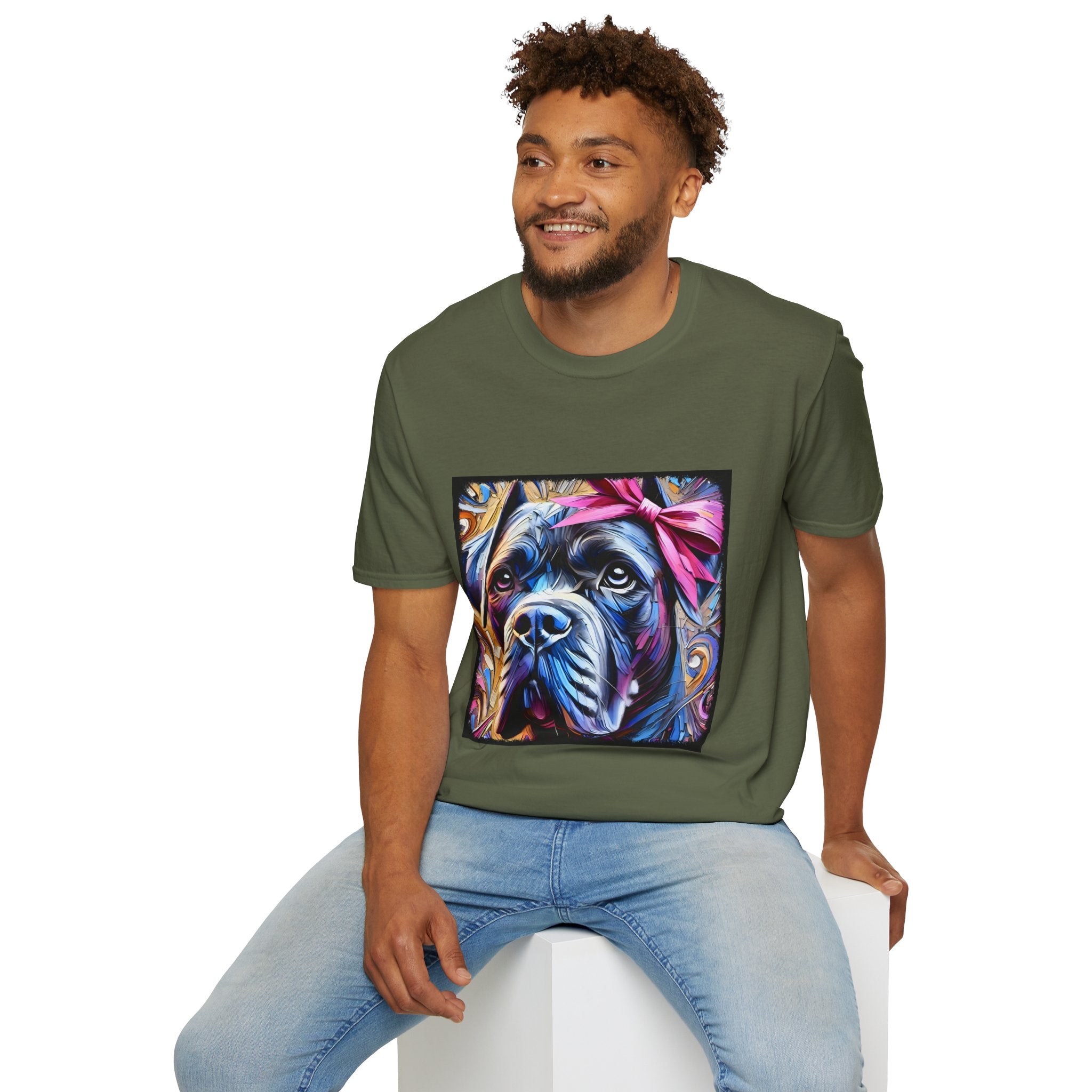 Cane Corso Beautiful Blue Swirl | Unisex Dog T-Shirt