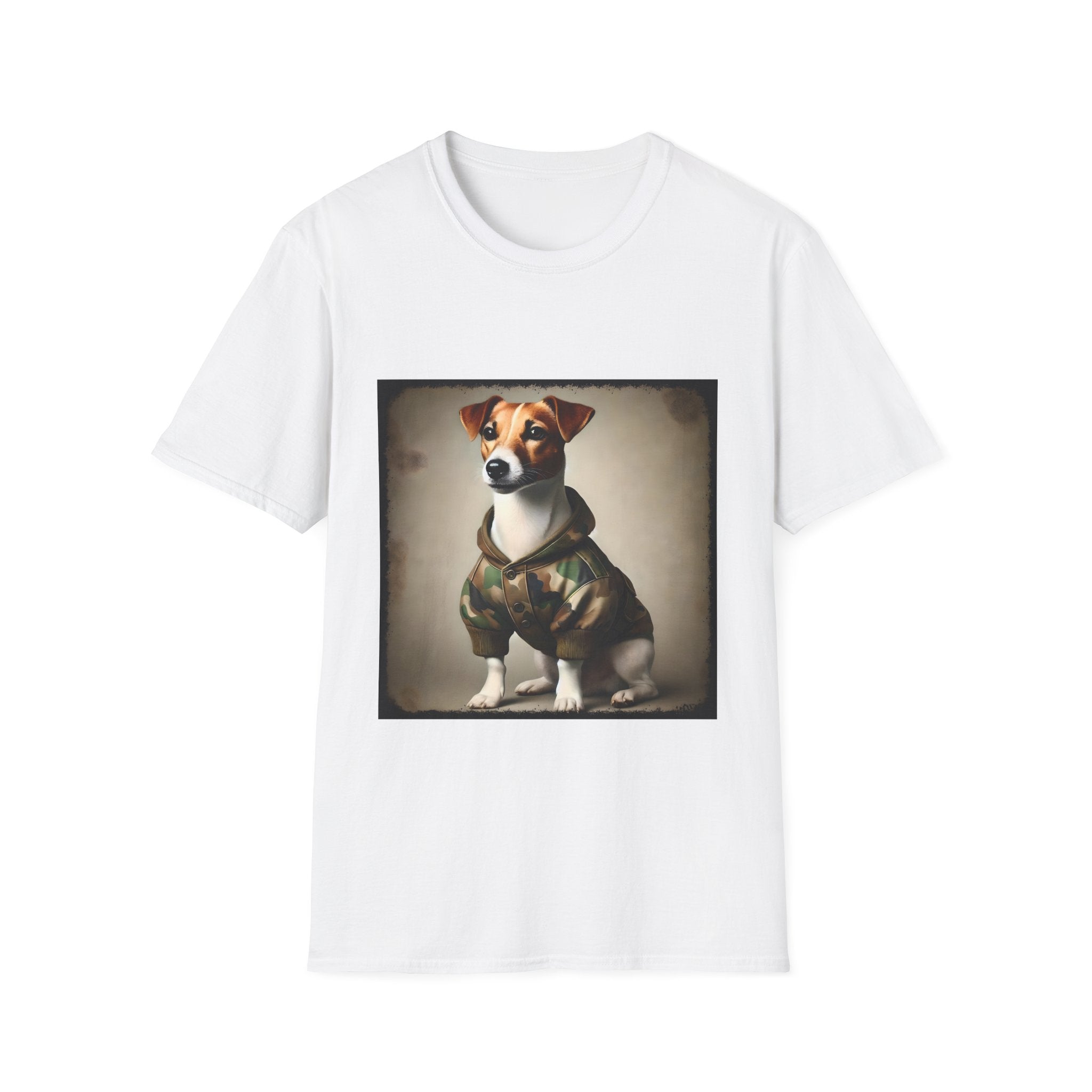 Jack Russell Terrier Camo Cutie | Unisex Dog T-Shirt