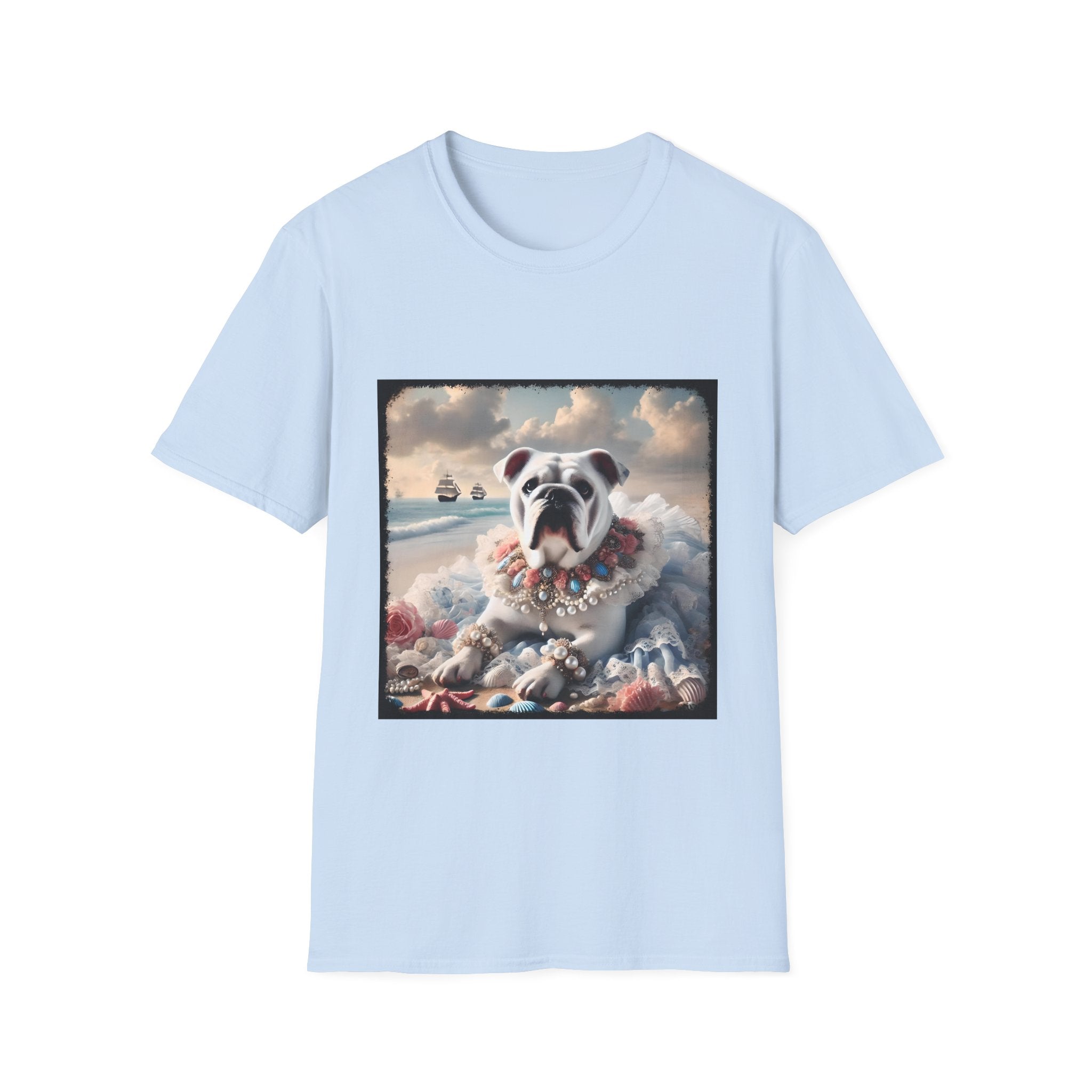 Bulldog Beach Dream | Unisex Dog T-Shirt