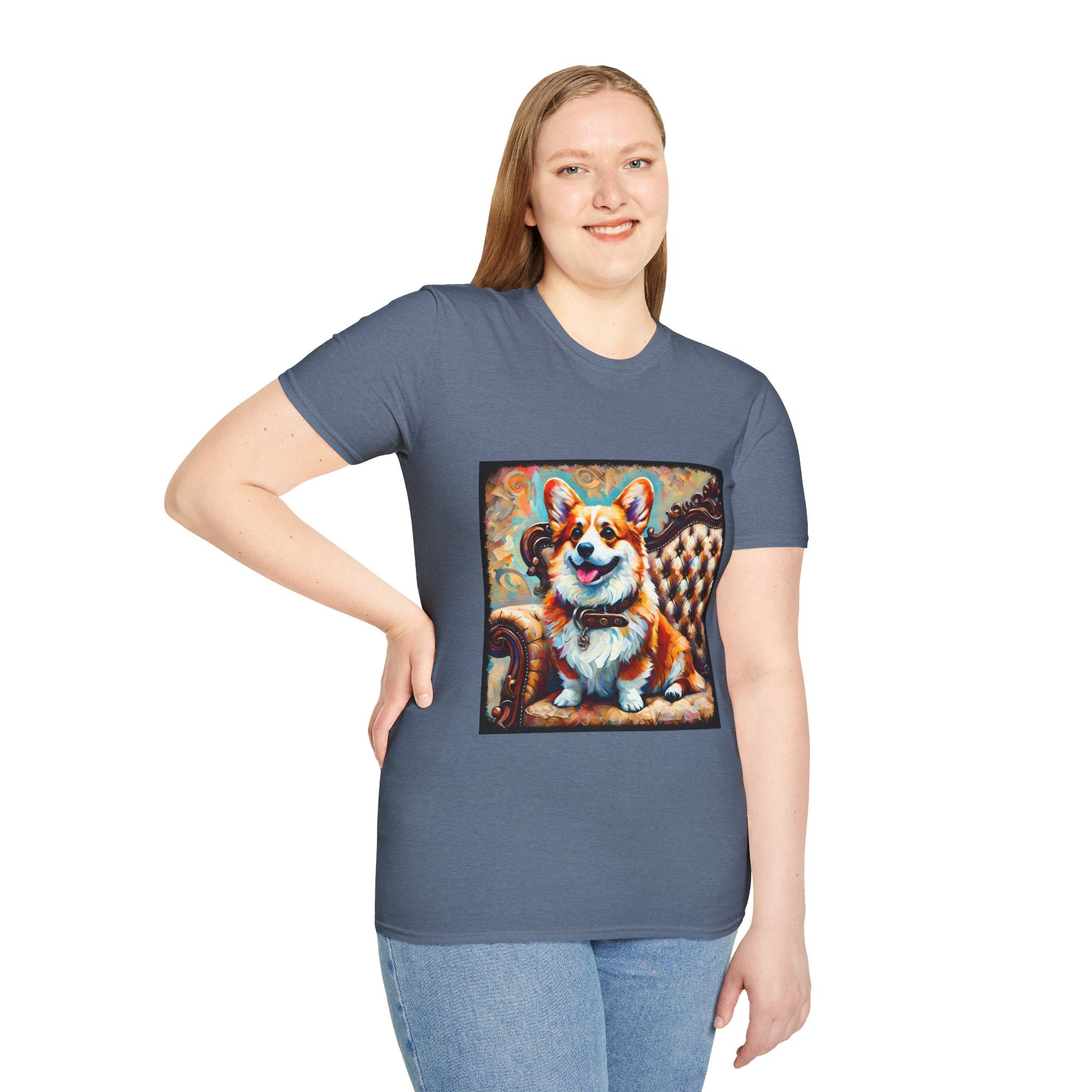 Pembroke Welsh Corgi Warm Swirl | Unisex Dog T-Shirt