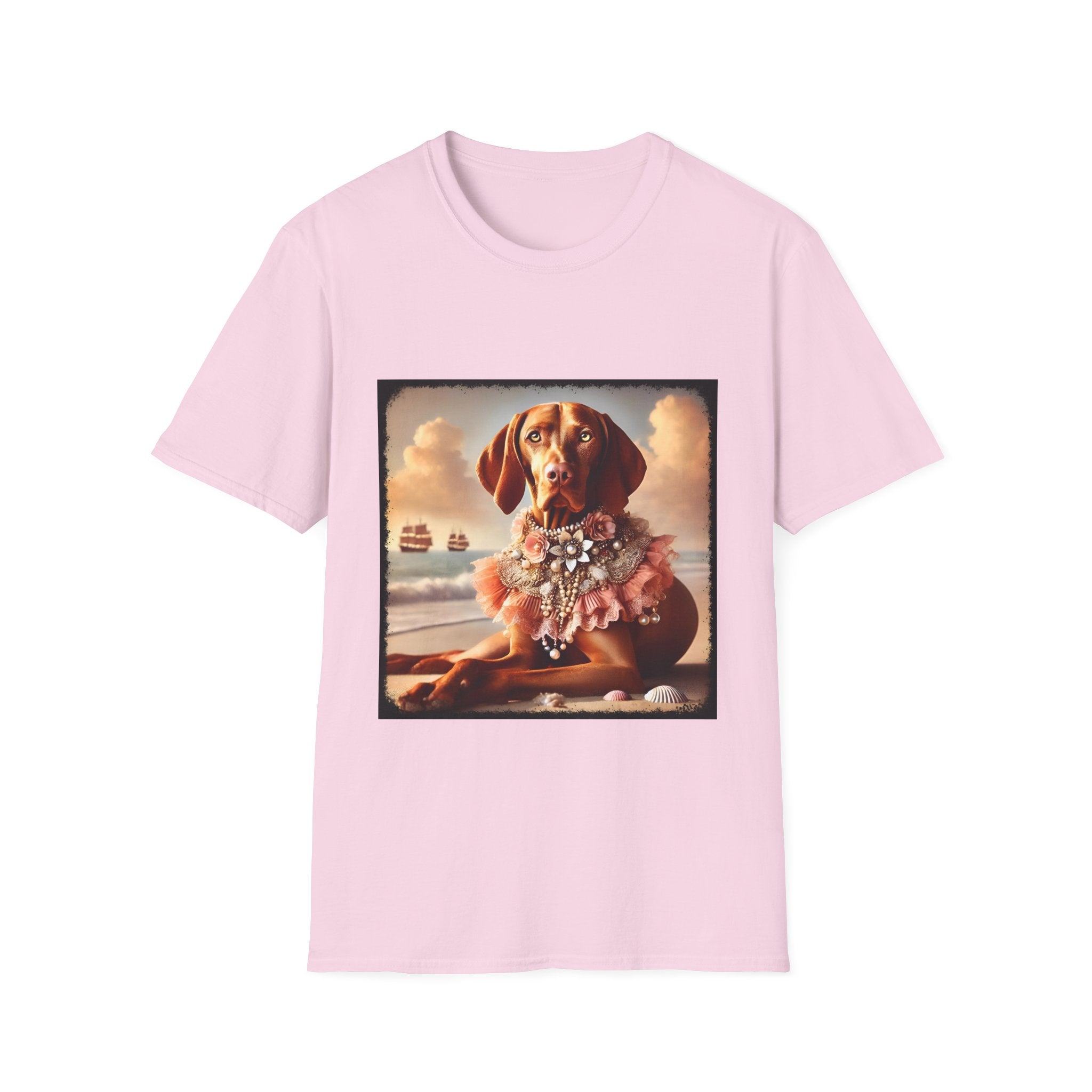 Vizsla Beach Beauty | Unisex Dog T-Shirt