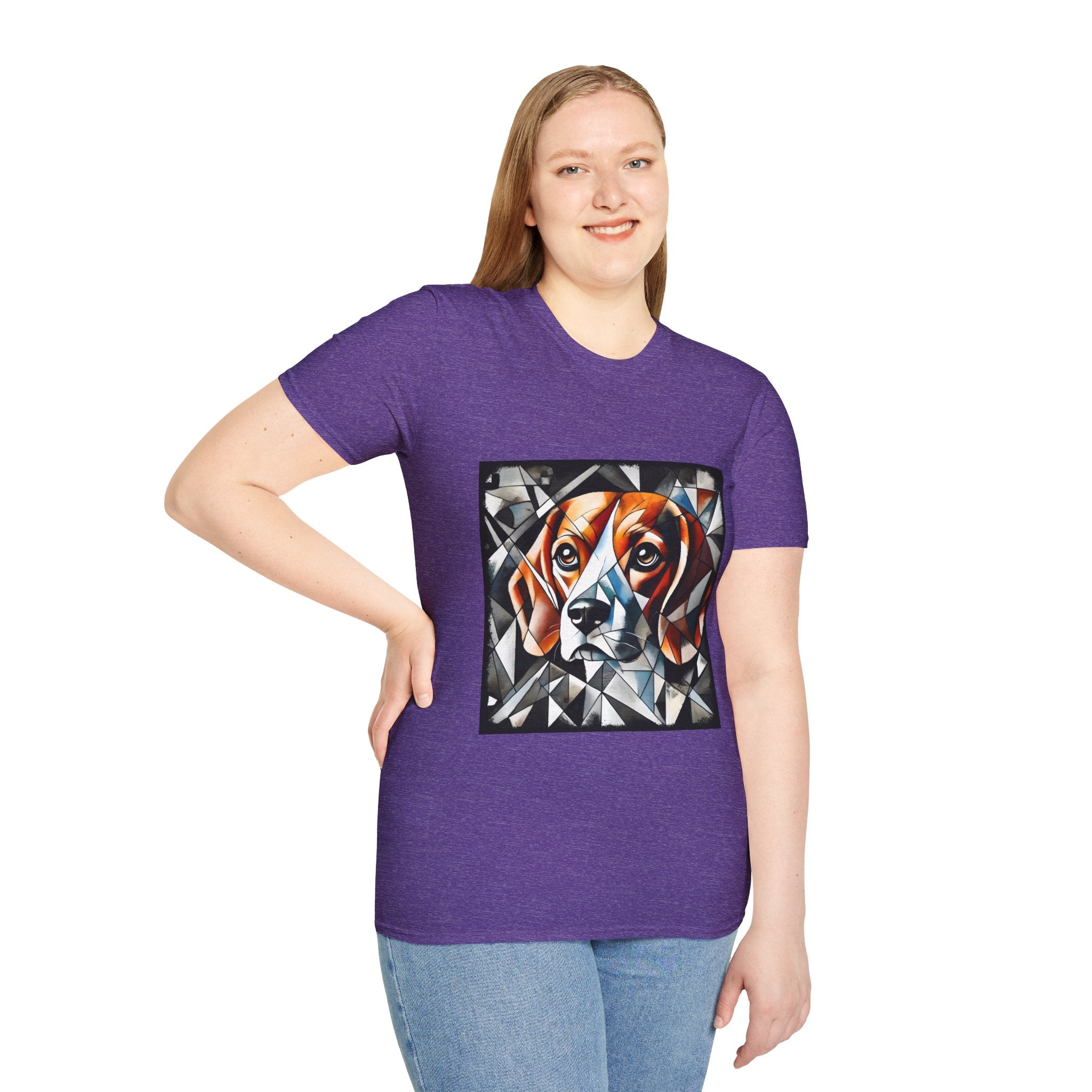 Beagle Bold Geometric | Unisex Dog T-Shirt
