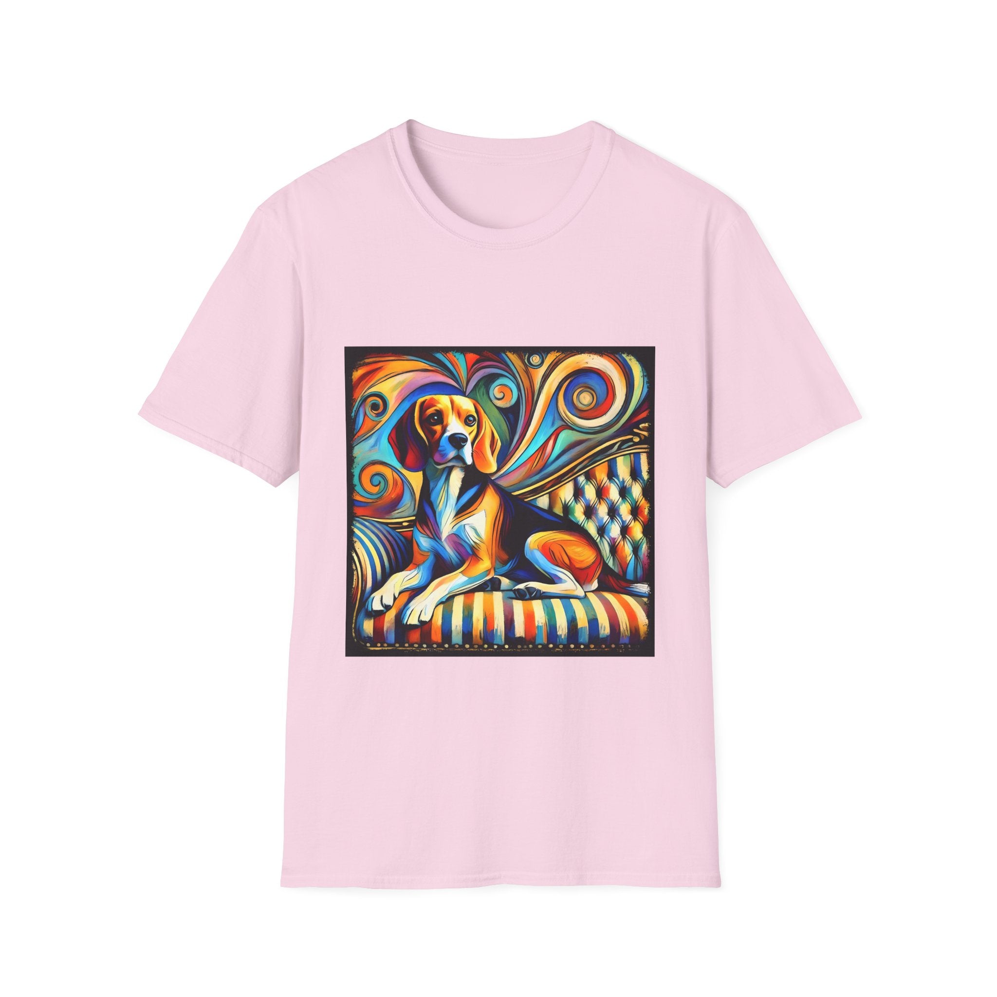 Beagle Vivid Sun Swirl  | Unisex Dog T-Shirt